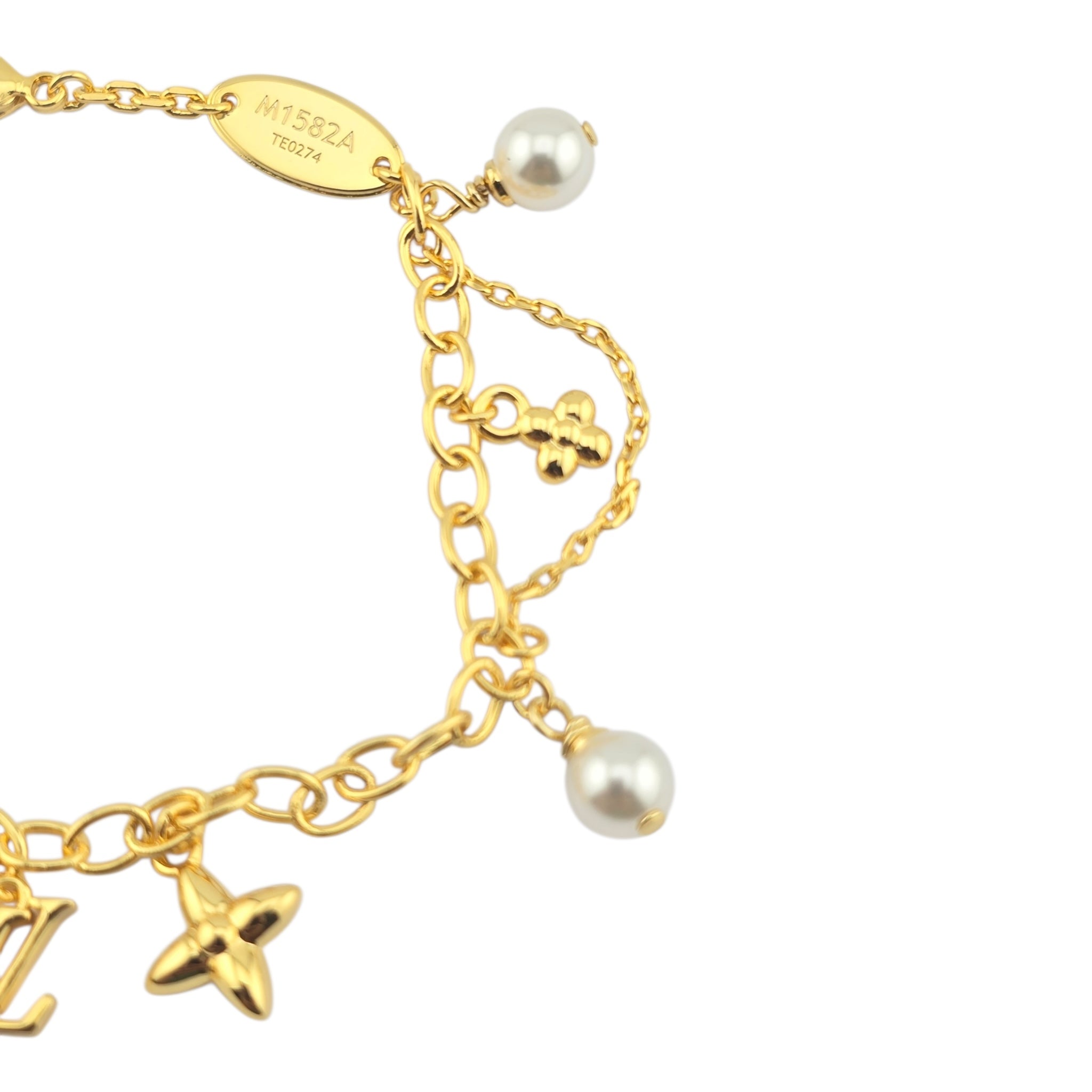 Louis Vuitton LV Metal Monogram Blooming Supple Bracelet LOUIS VUITTON