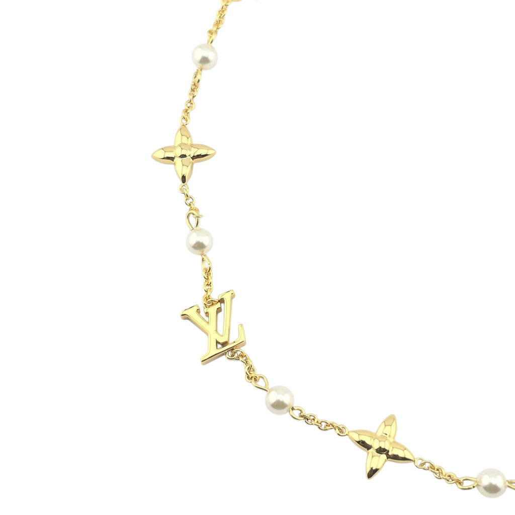 Louis Vuitton LV Louisa Gold Necklace LOUIS VUITTON