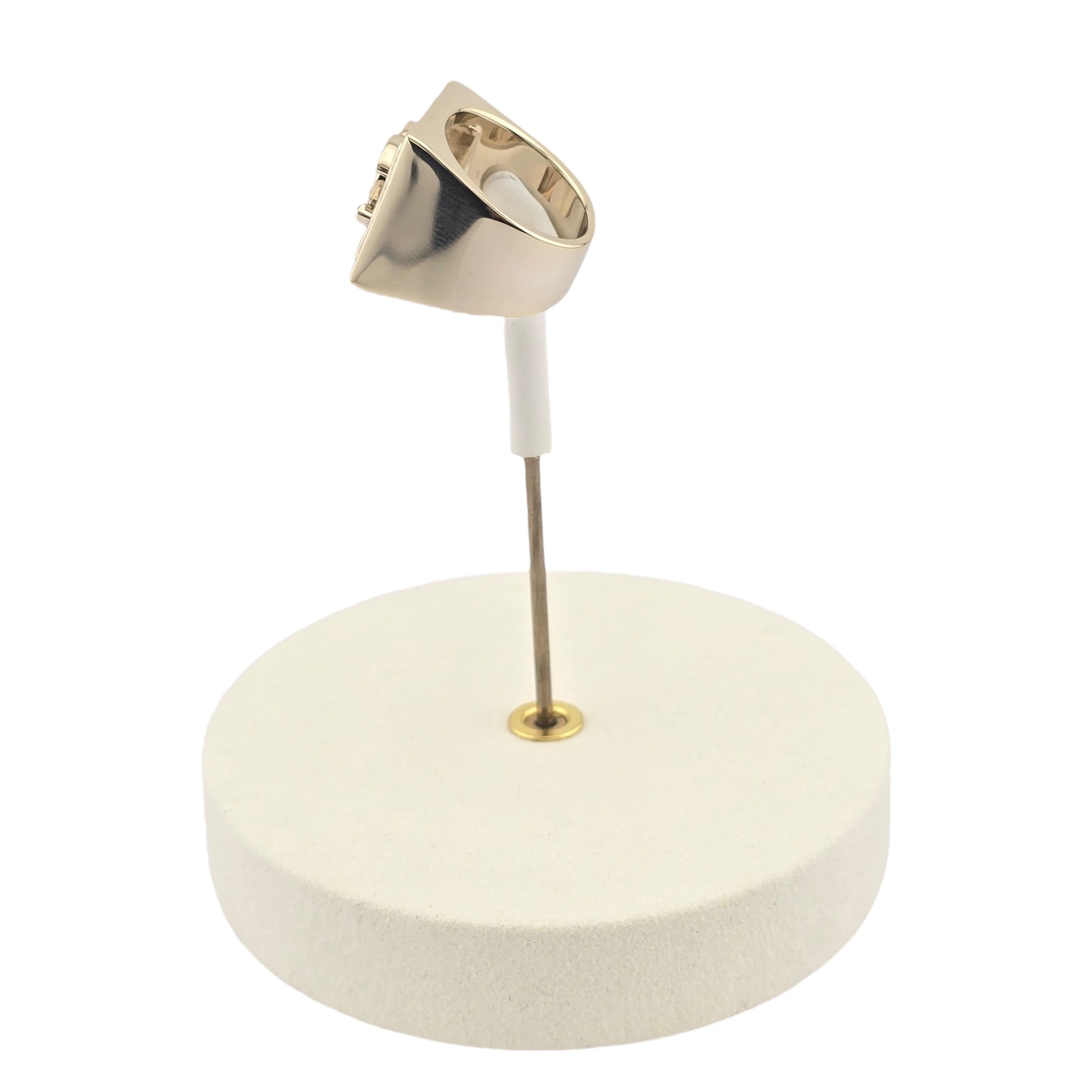 Chanel CC Gold Square Ring 2023 CHANEL