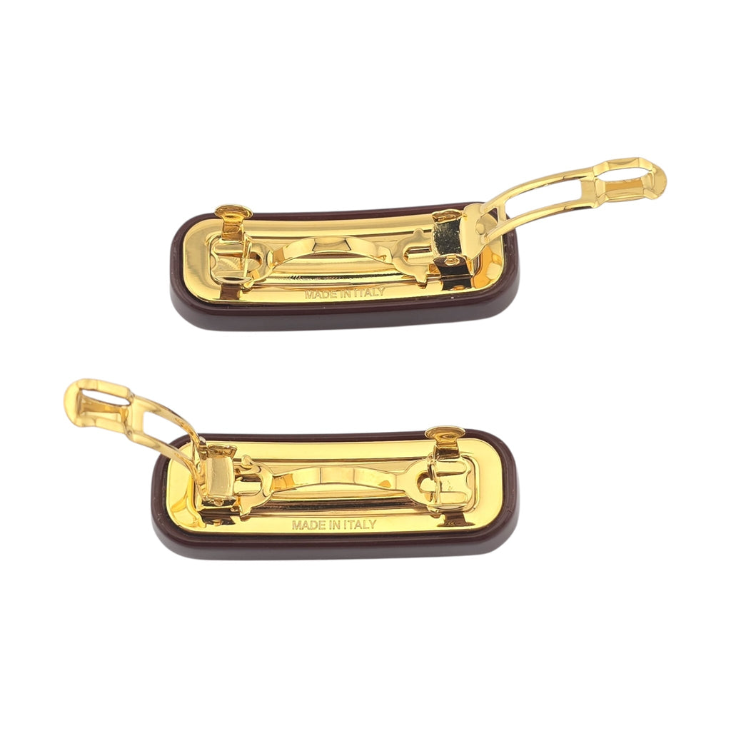 Miu Miu Plexiglas Metal Hair Clips MIU MIU
