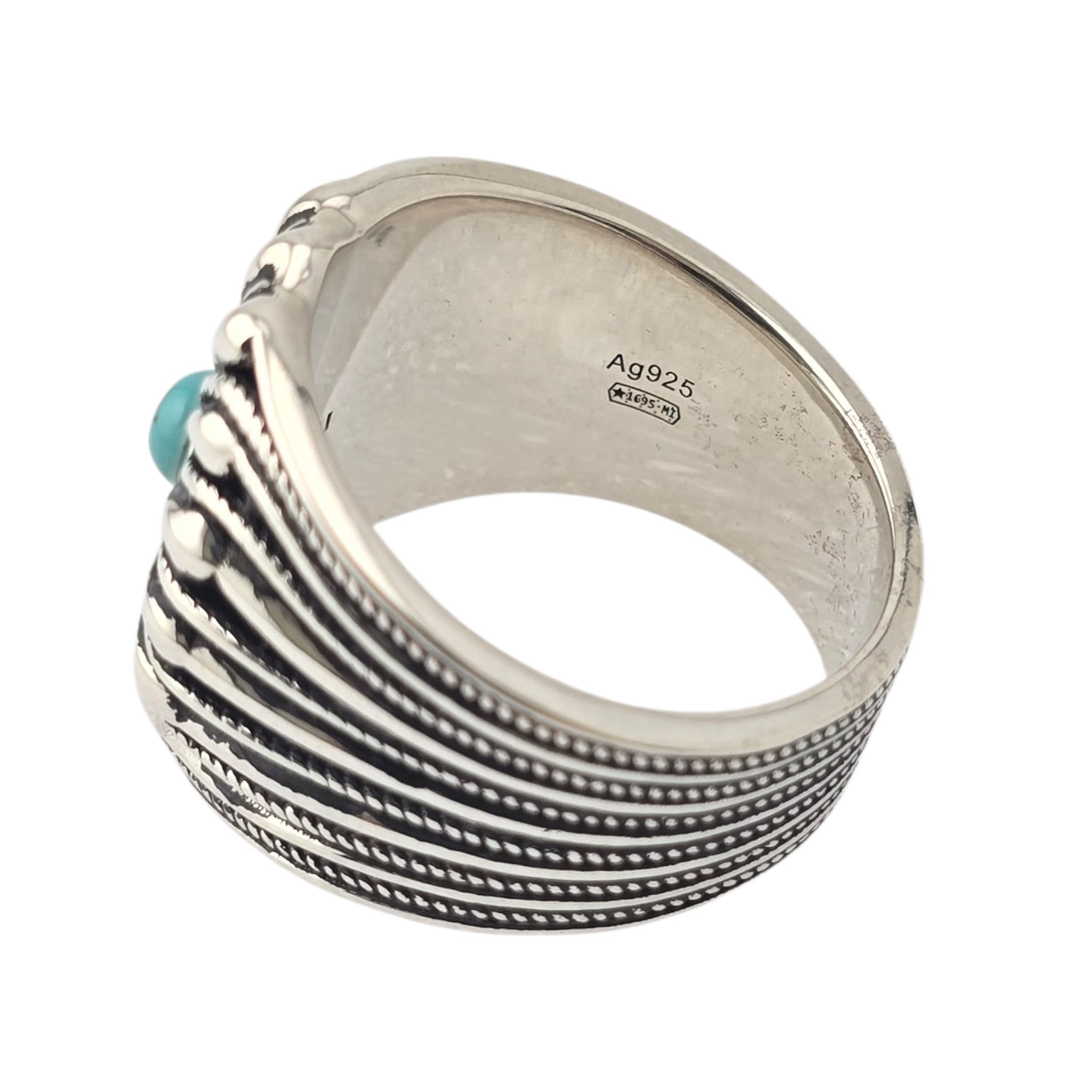 GUCCI Interlocking G Flower Sterling Silver Ring GUCCI