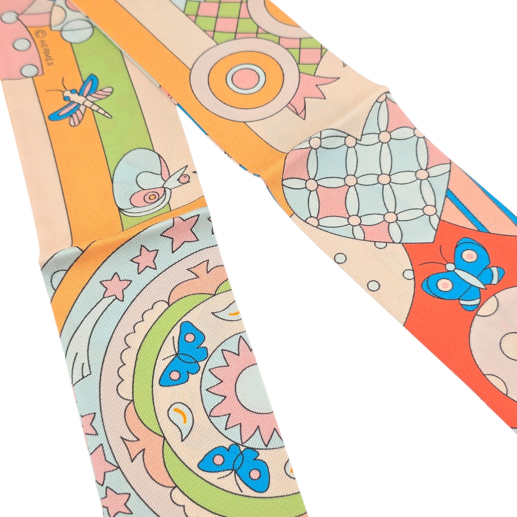 Hermes Silk Les Murmures de la Foret Twilly HERMES