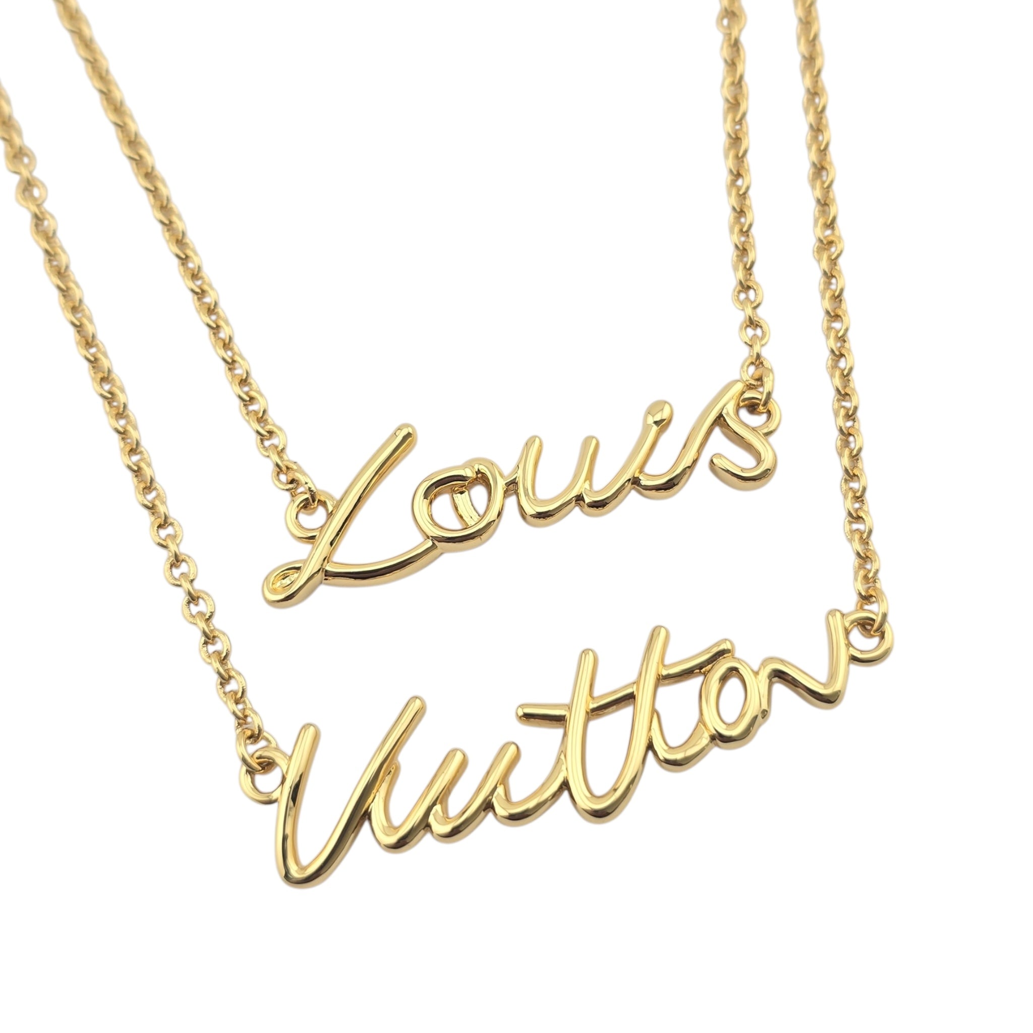 Louis Vuitton LV Script Necklace LOUIS VUITTON