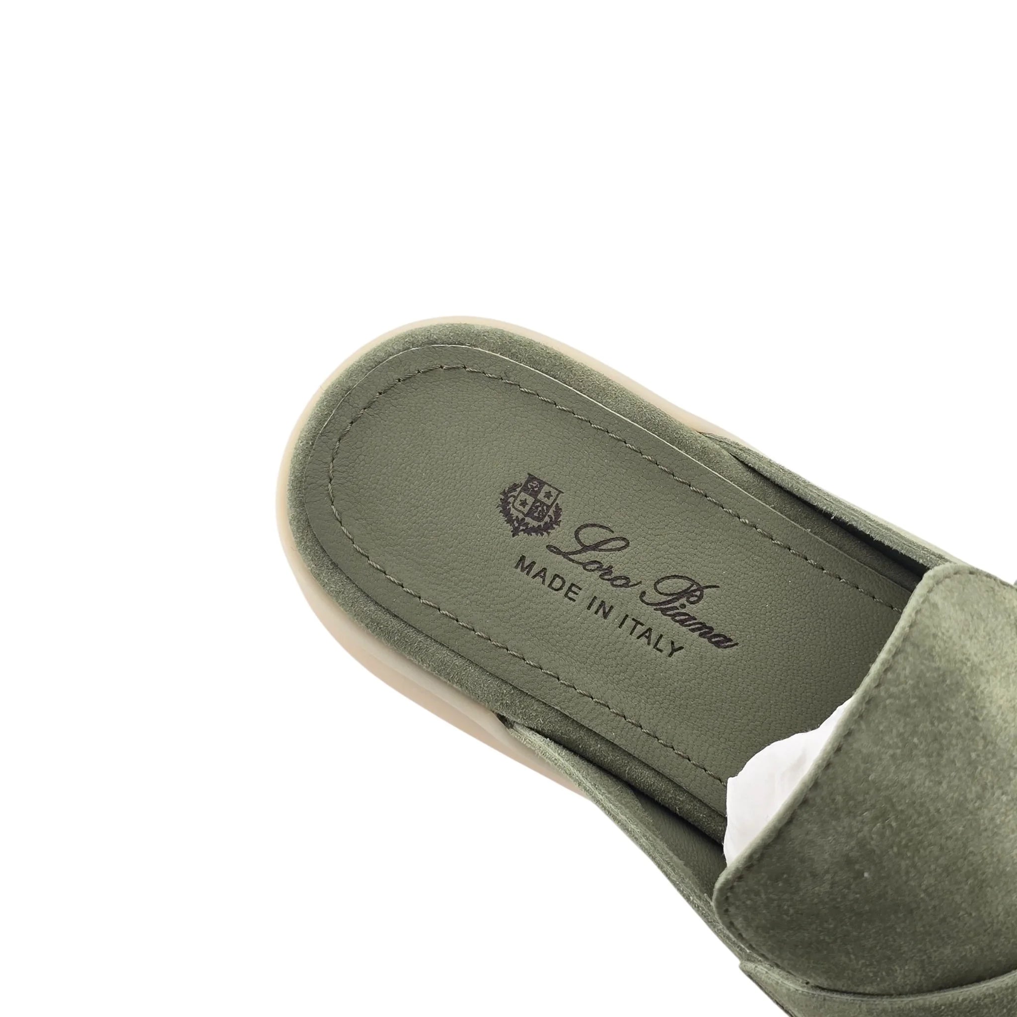 Loro Piana Babouche Charms Walk Loafer - Tea Room (Green) - 40 LORO PIANA