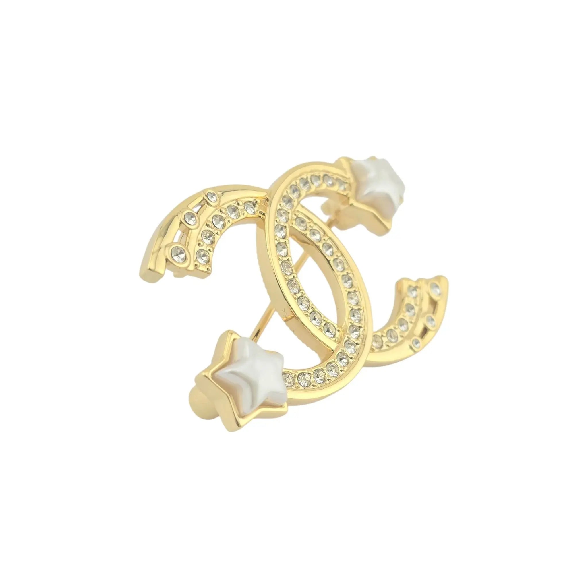 Chanel CC Crystal Pearl CC Star Brooch 2024 BIJOUX HEAVEN