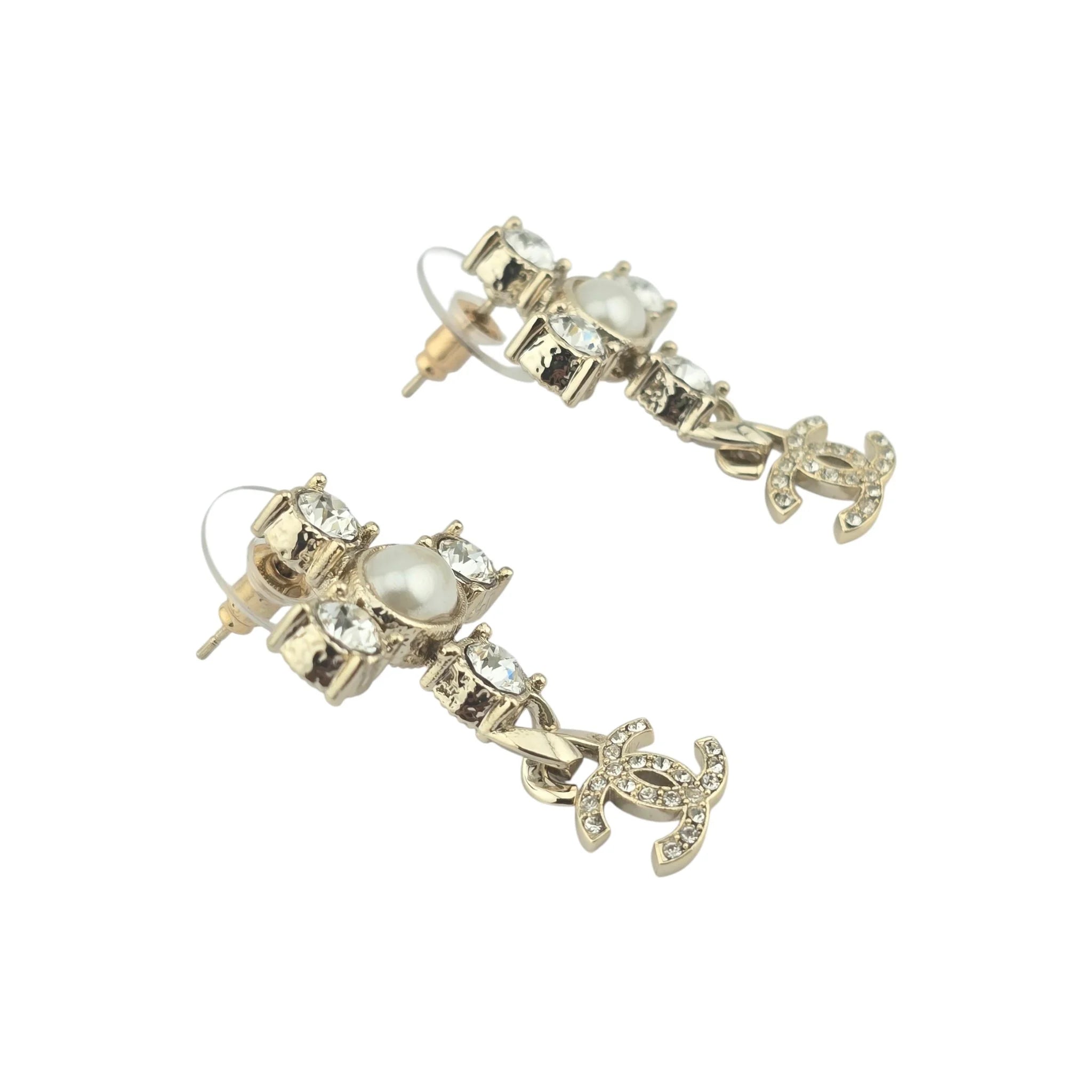 Chanel CC Cross Crystal Earrings 2021 CHANEL