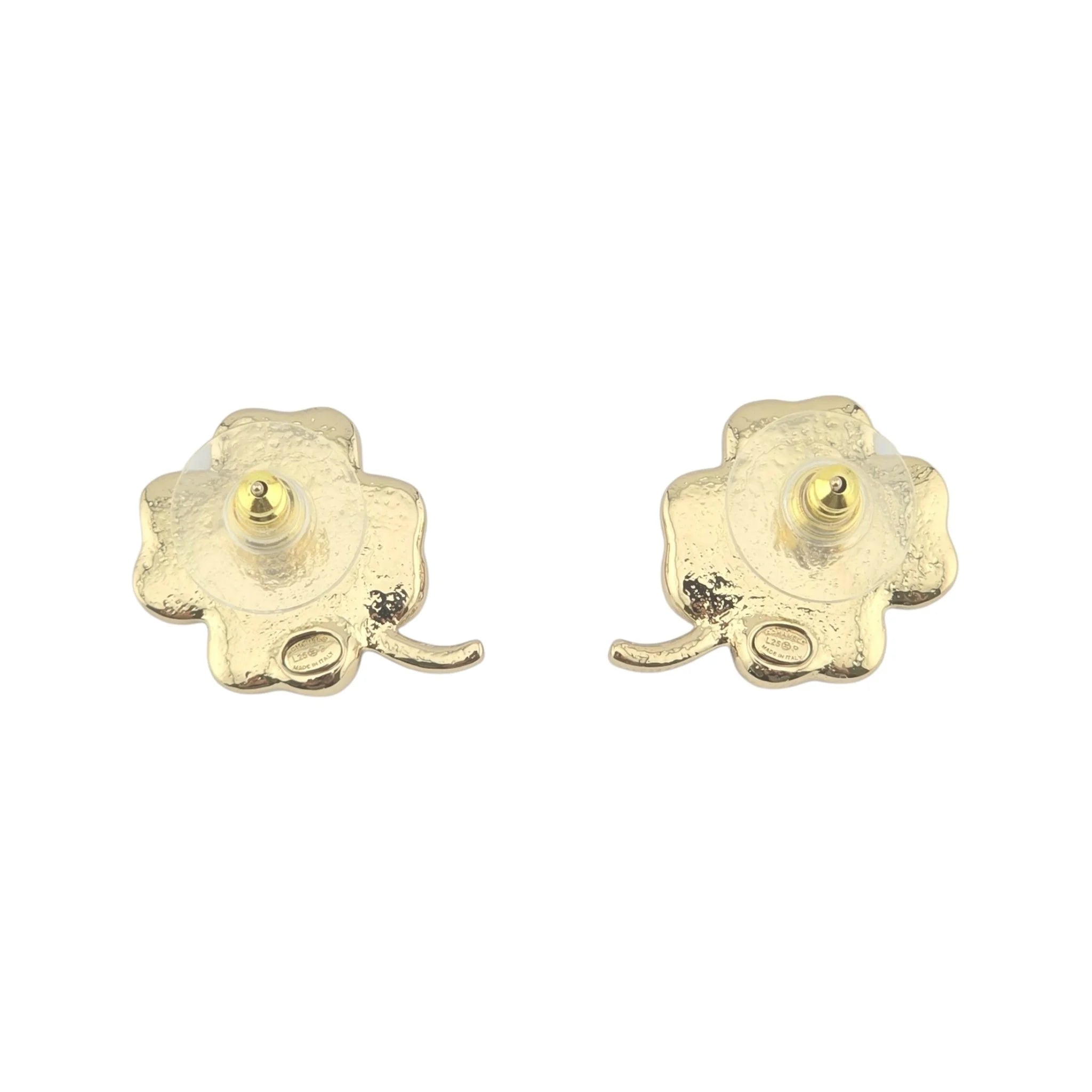 Chanel CC White Resin Floral Earrings 2025 CHANEL