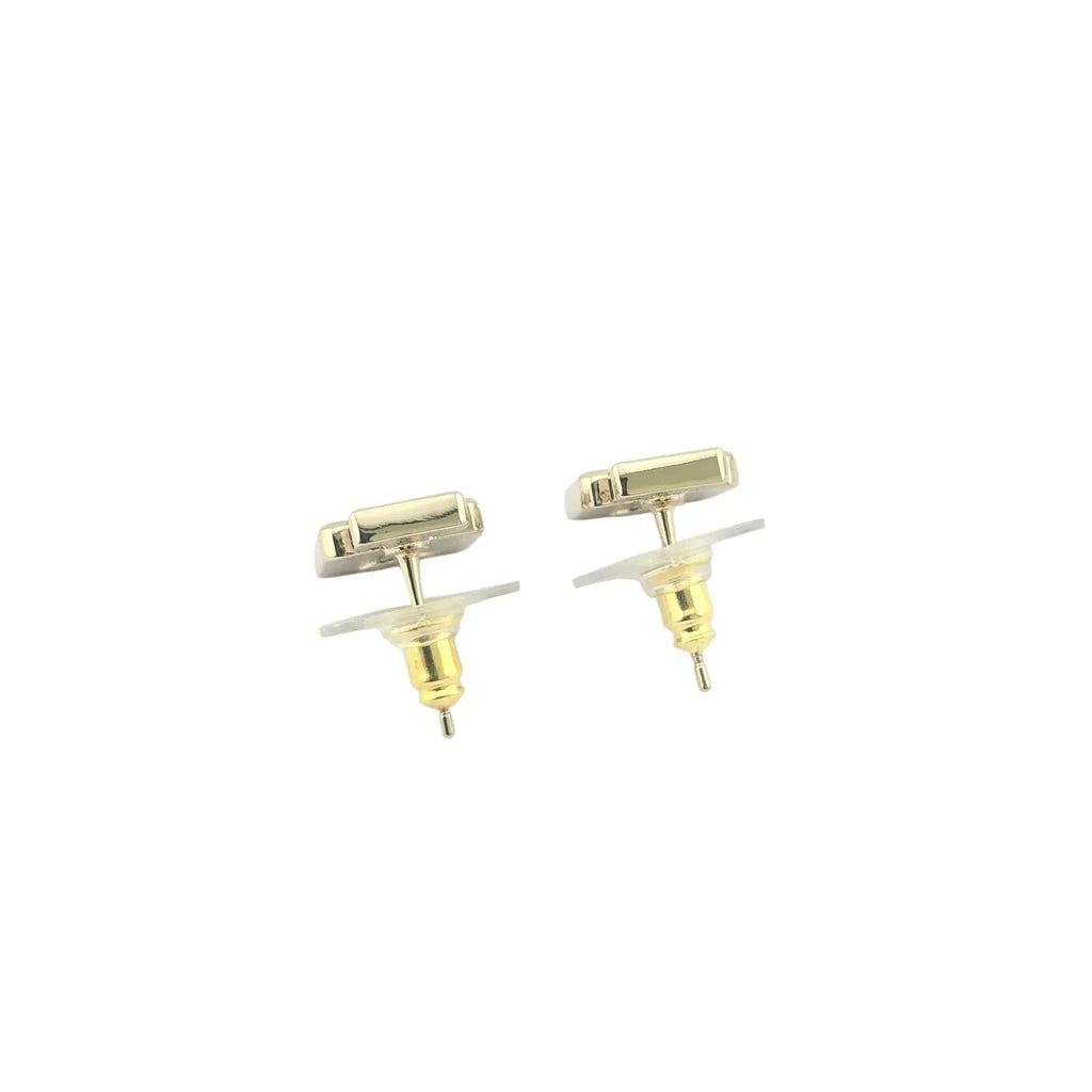 Chanel CC Perfume Bottle White Earrings 2025 CHANEL