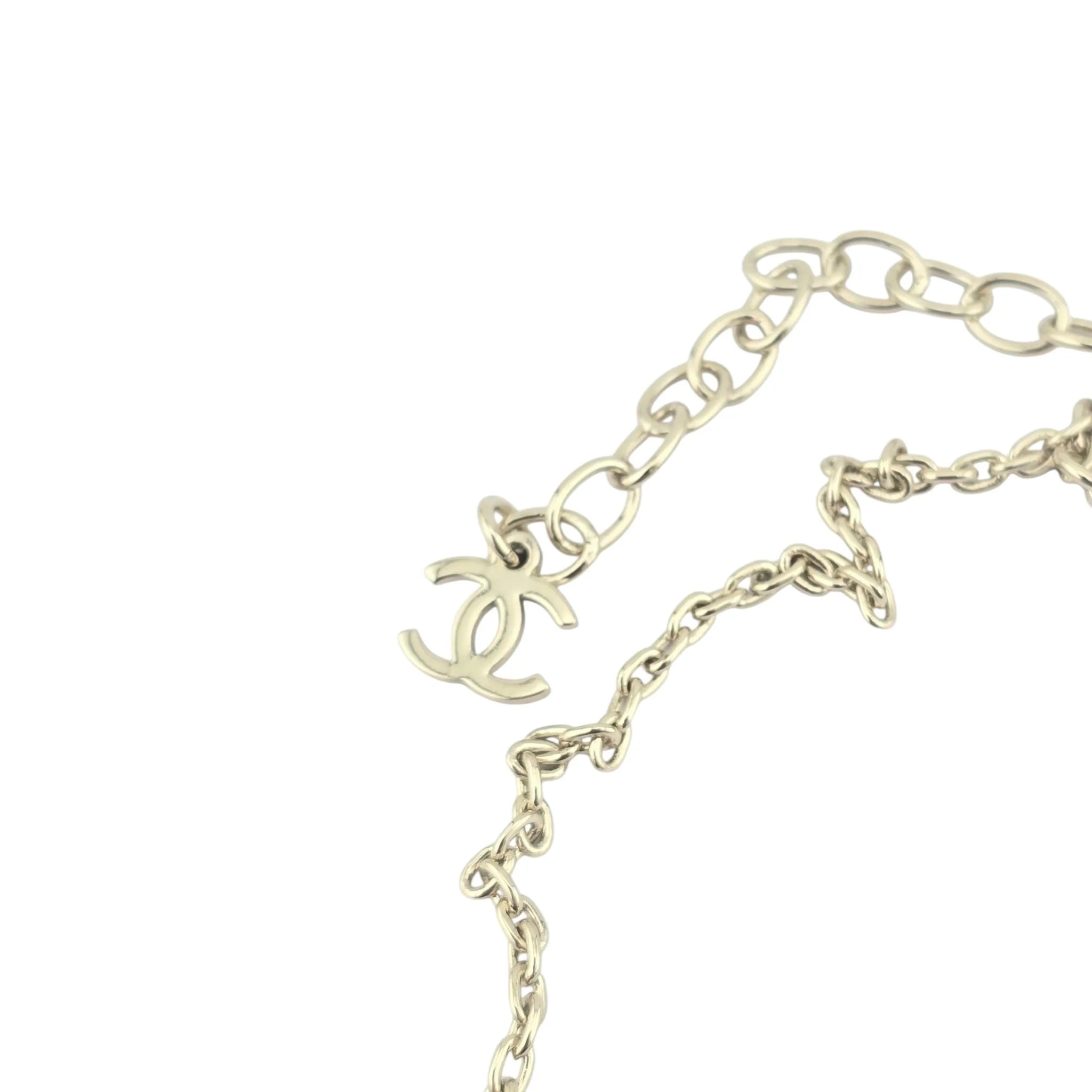 Chanel CC Transparent Bow Necklace SS25 CHANEL