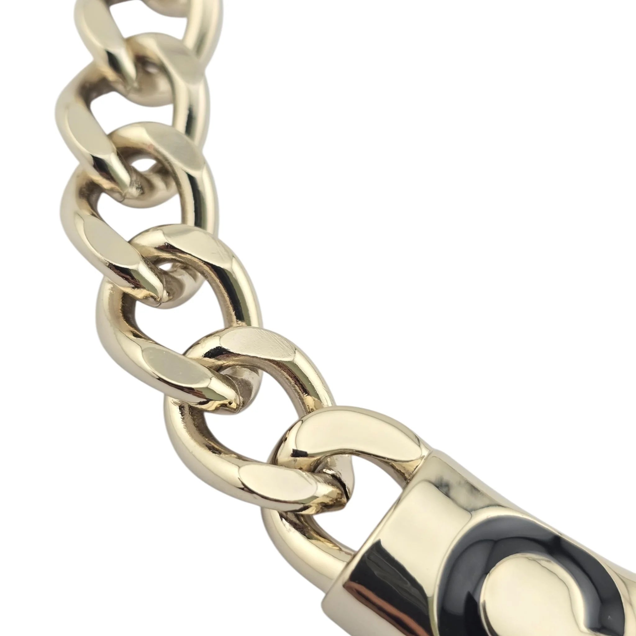 Chanel Gold Black Chain Necklace 2025 CHANEL