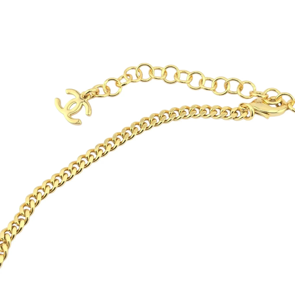 Chanel CC Faux Pearl Leather Necklace 2024 CHANEL