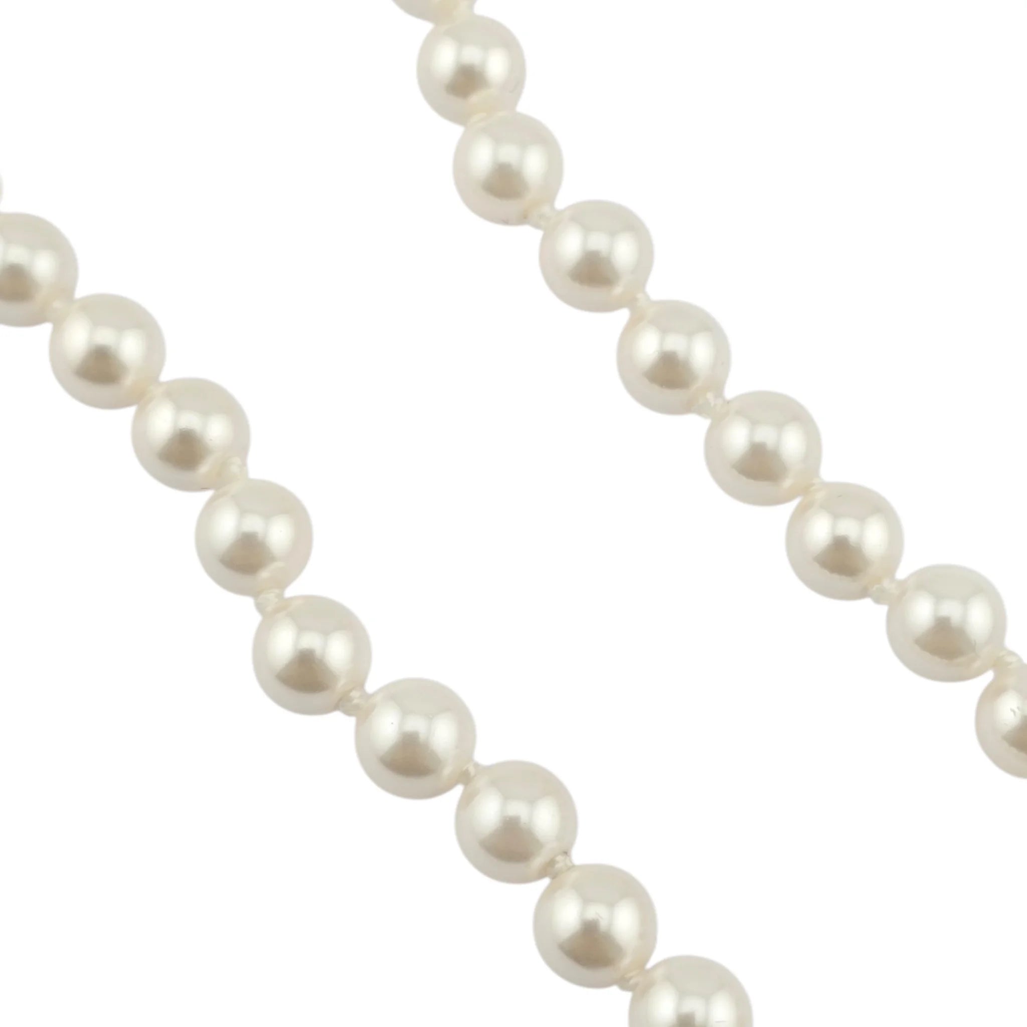 Chanel CC Pearl Crystal Heart Gold Short Necklace A21 CHANEL
