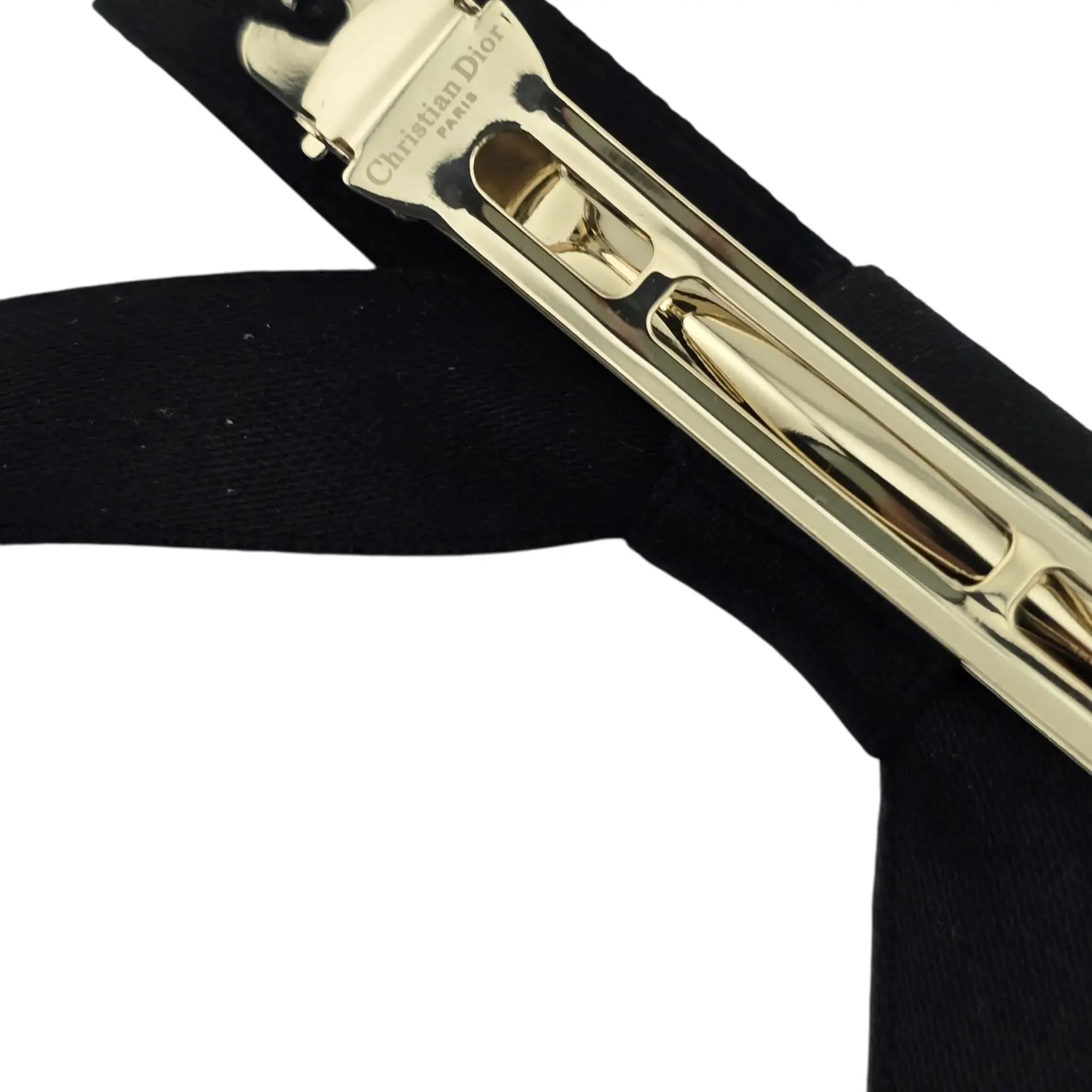 Christian Dior Twist Bow Hair Clip Barrette DIOR