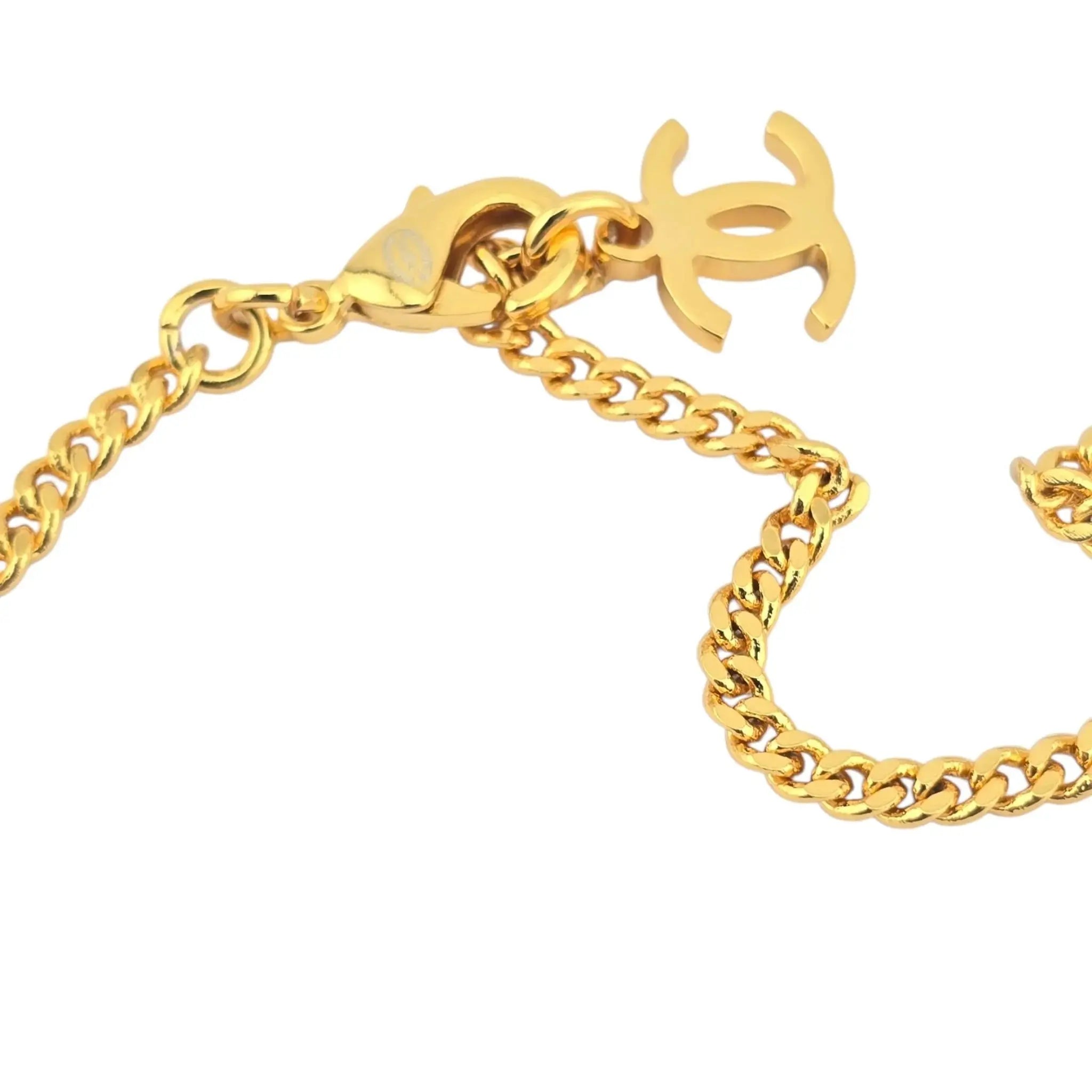 Chanel CC Gold Heart Small Pendant Necklace 2023 CHANEL