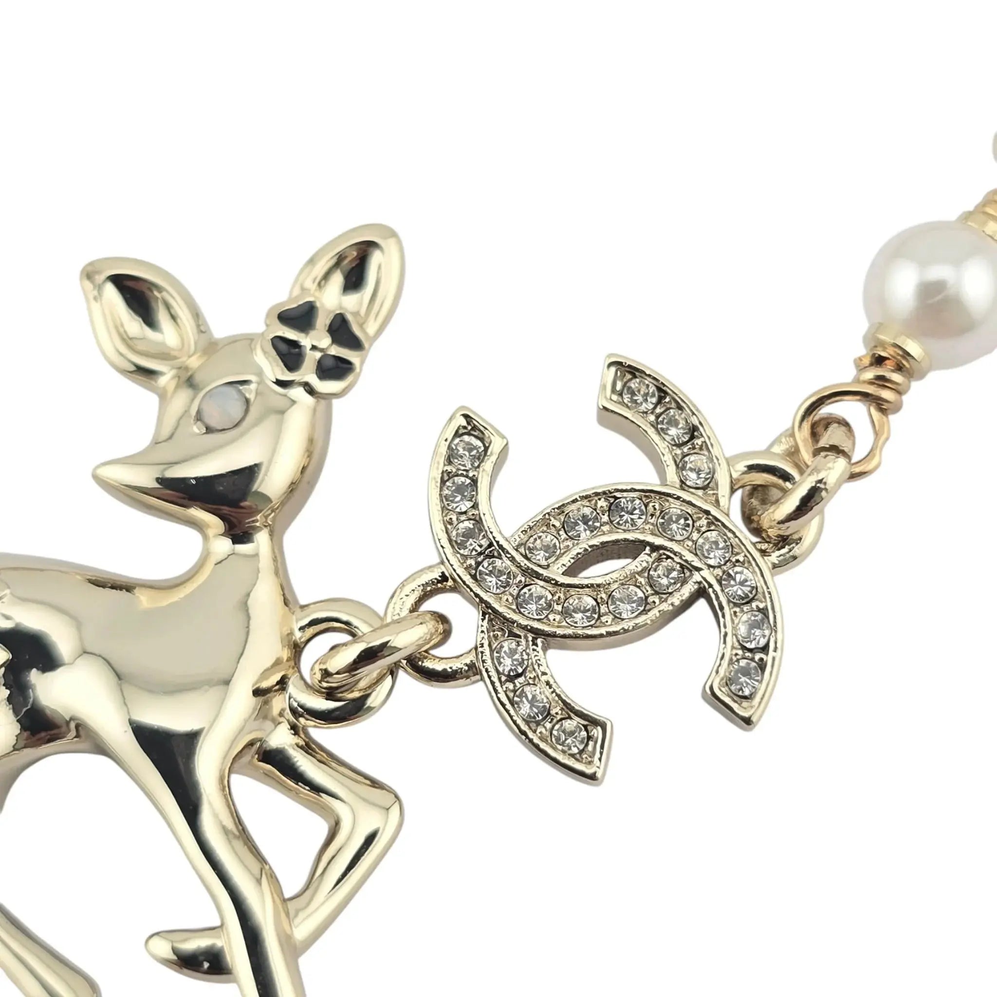 Chanel CC Deer Pendant Bracelet 2025 CHANEL
