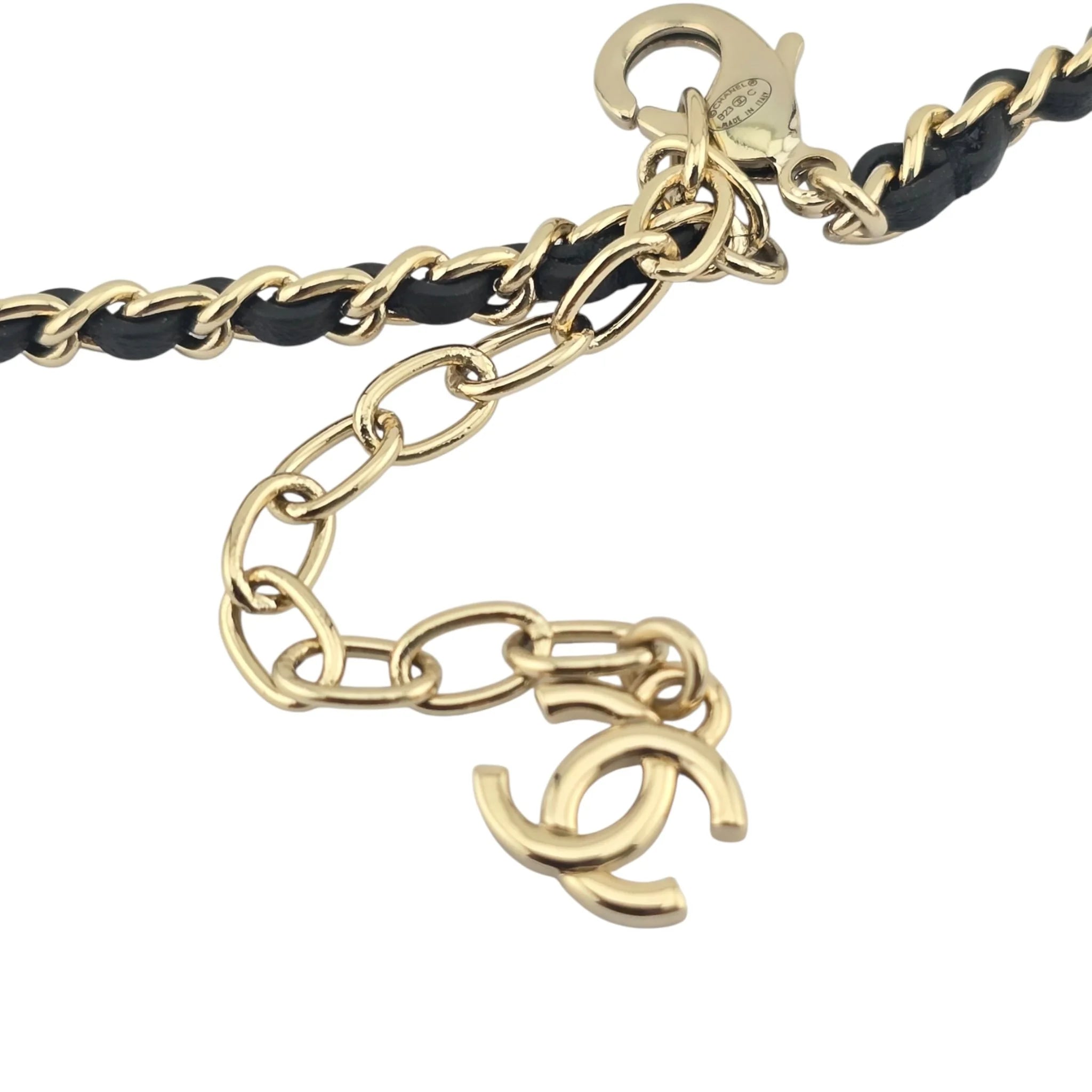 Chanel CC Matelasse White Resin Bag Necklace 2023 CHANEL