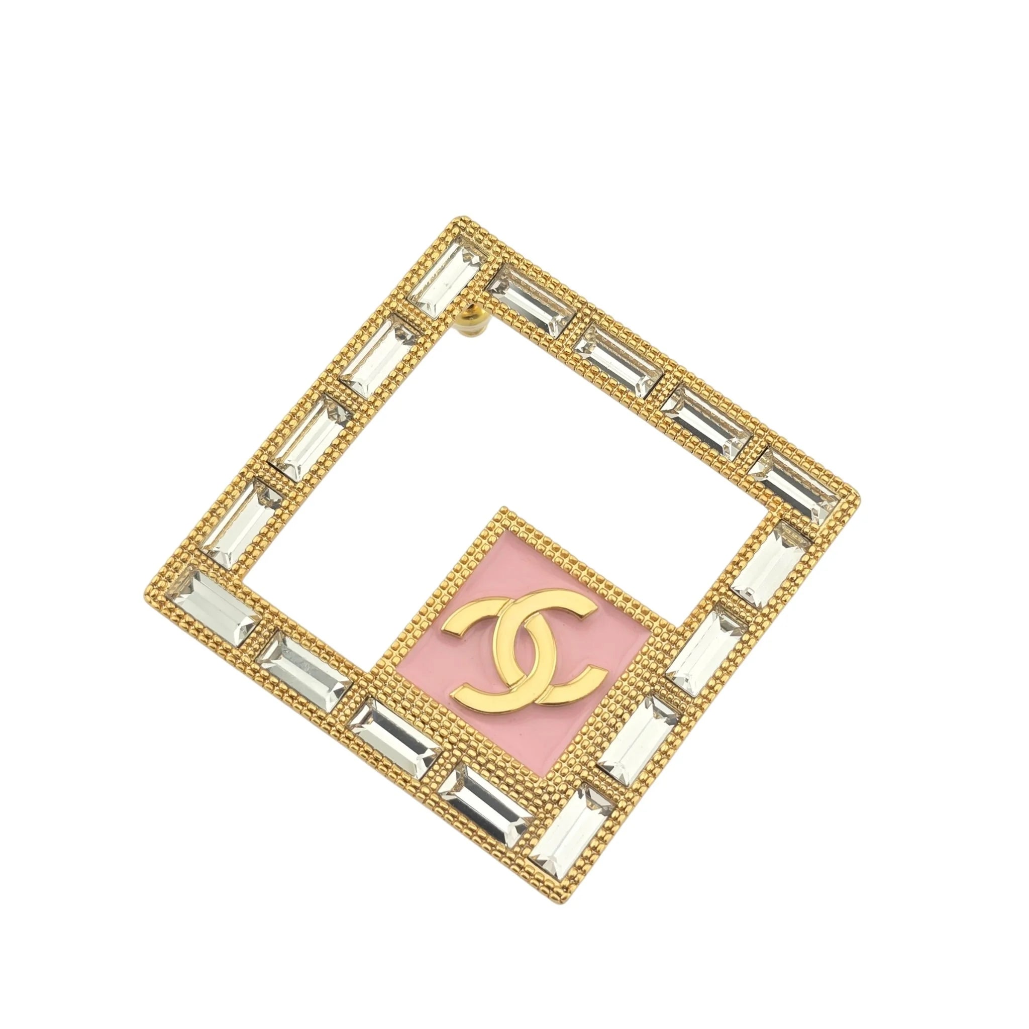 Chanel CC SS24 Crystal Square Earrings 2024 CHANEL