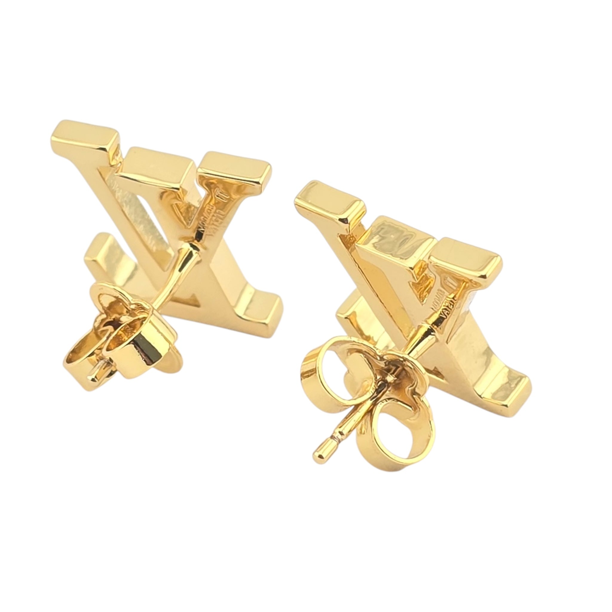 Louis Vuitton LV Iconic White Enamel Earrings LOUIS VUITTON