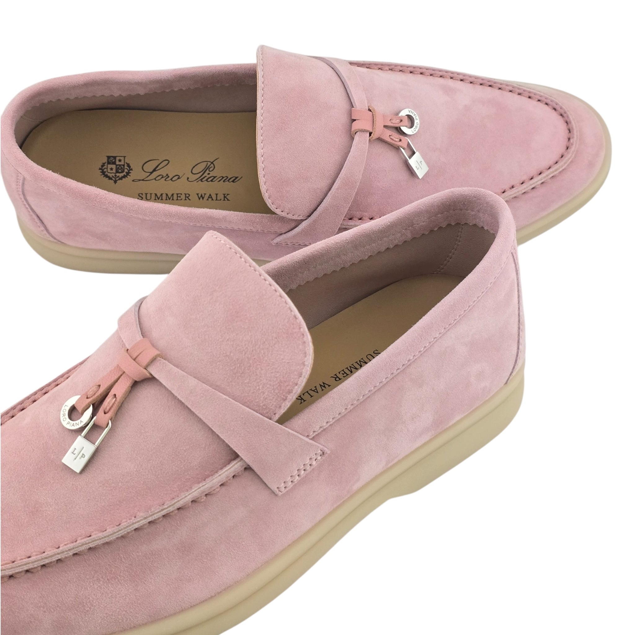 Loro Piana Summer Charms Walk Loafer - Pink