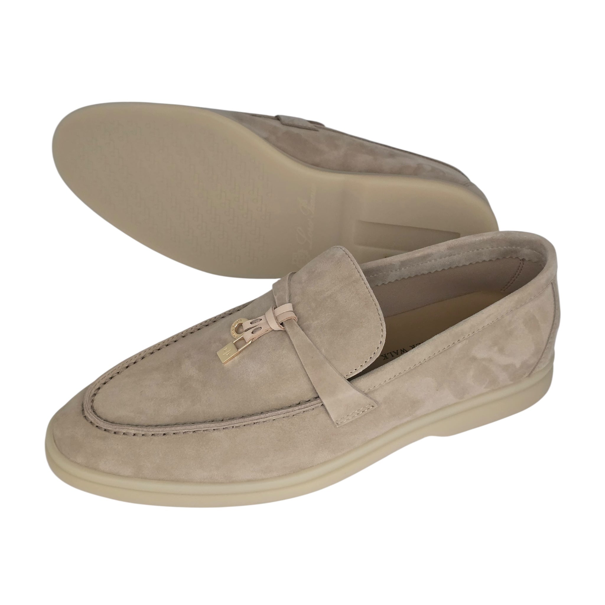 Loro Piana Summer Charms Walk Loafer - Sandstone