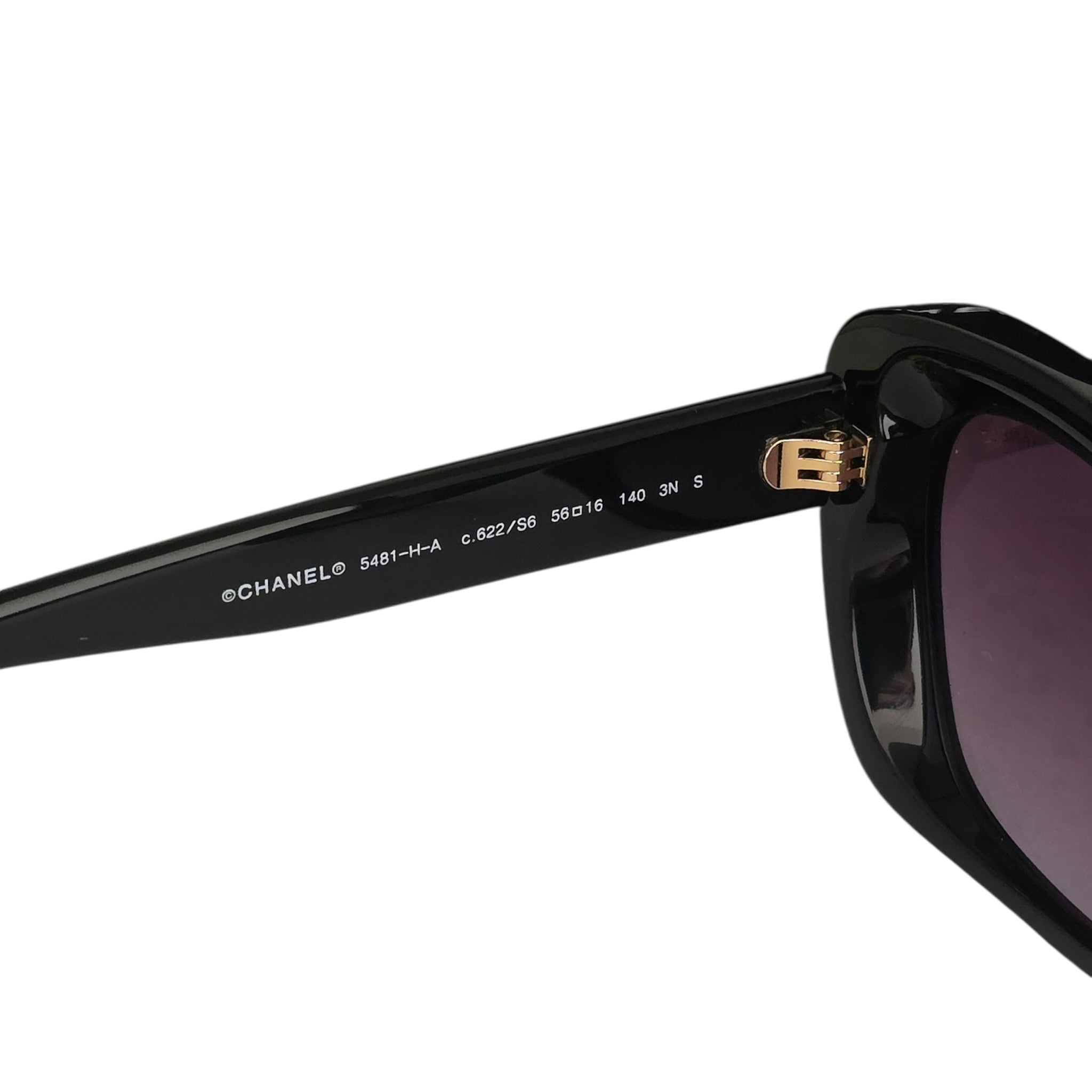 Chanel Acetate Pearl Cat Eye CC Sunglasses