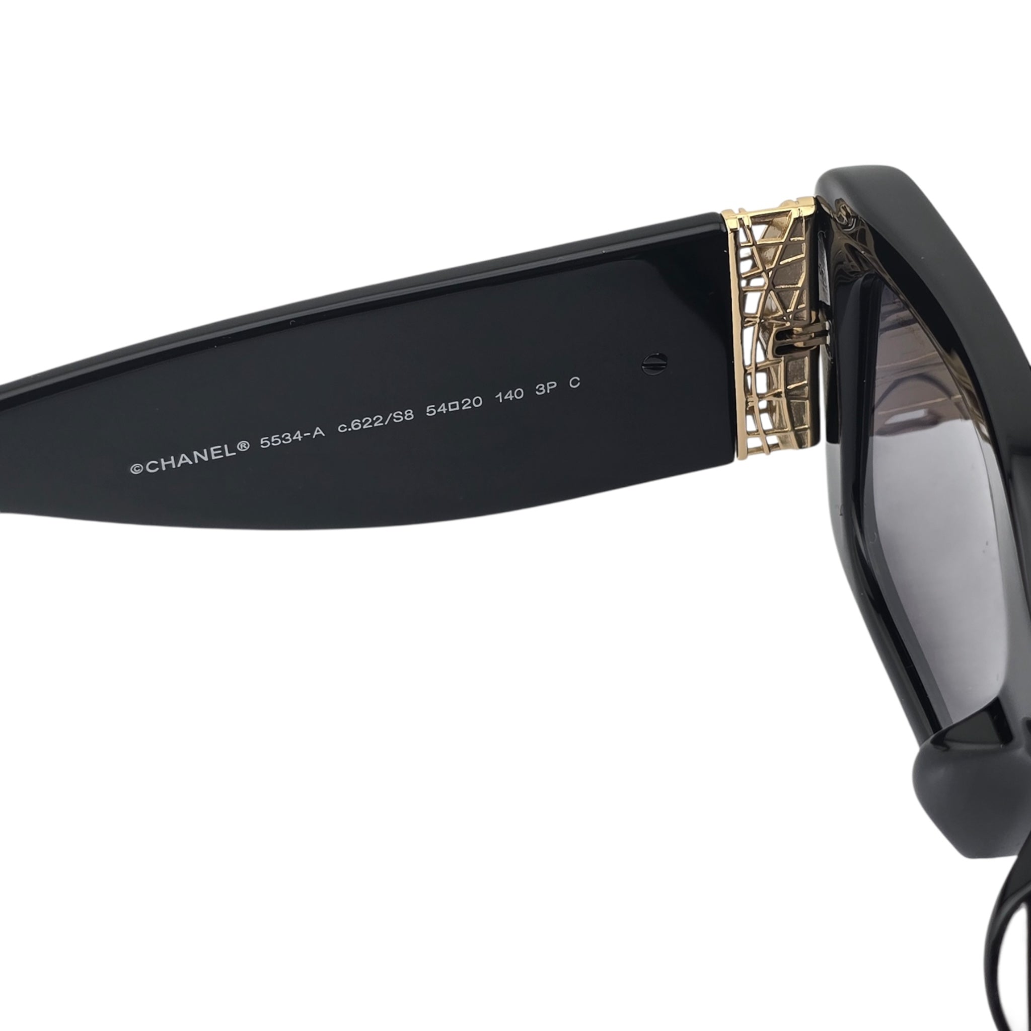 Chanel Acetate Rectangle Sunglasses 5534