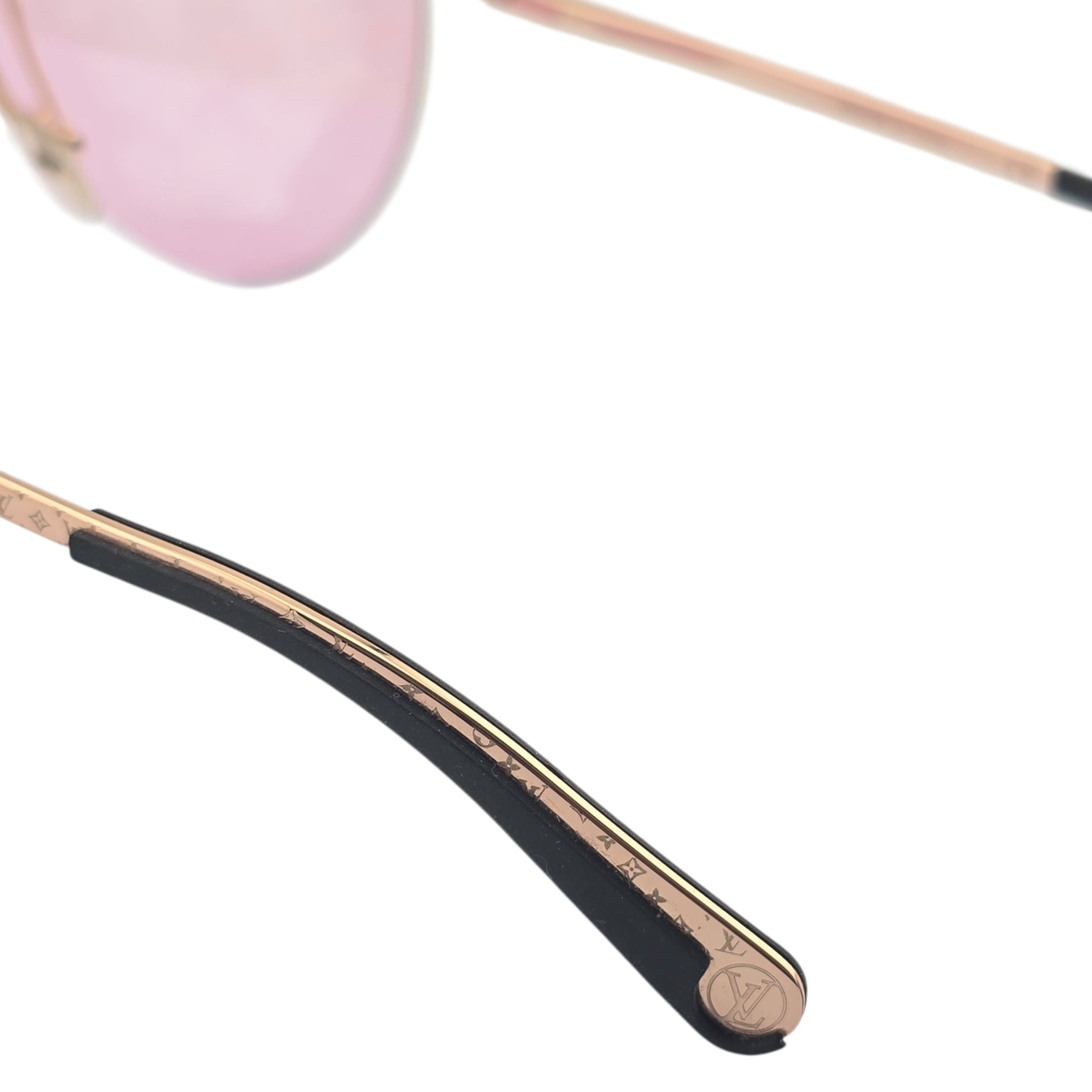 LOUIS VUITTON LV GREASE GOLD SUNGLASSES