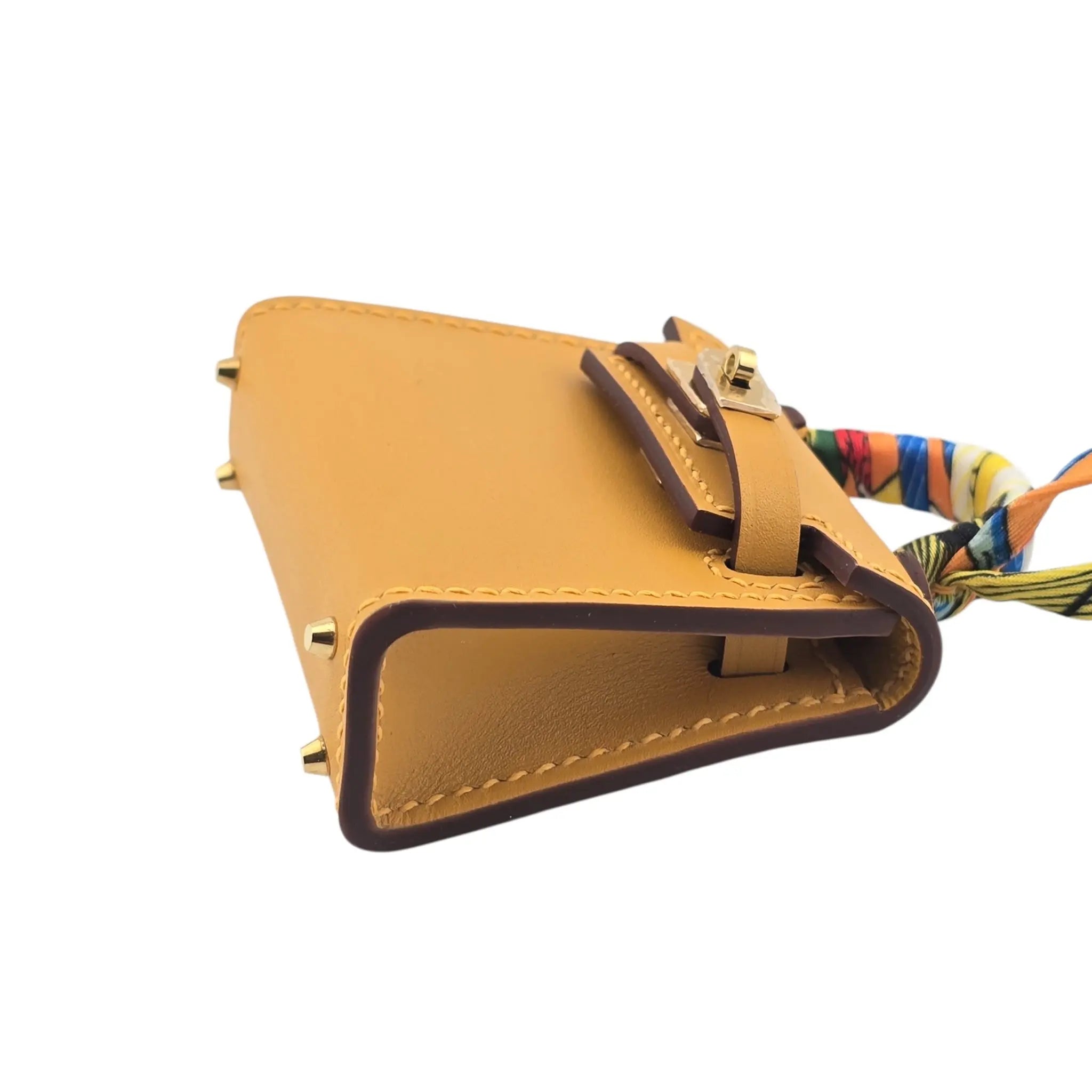 Hermes Mini Kelly Twilly Bag Charm Jaune Foin HERMES