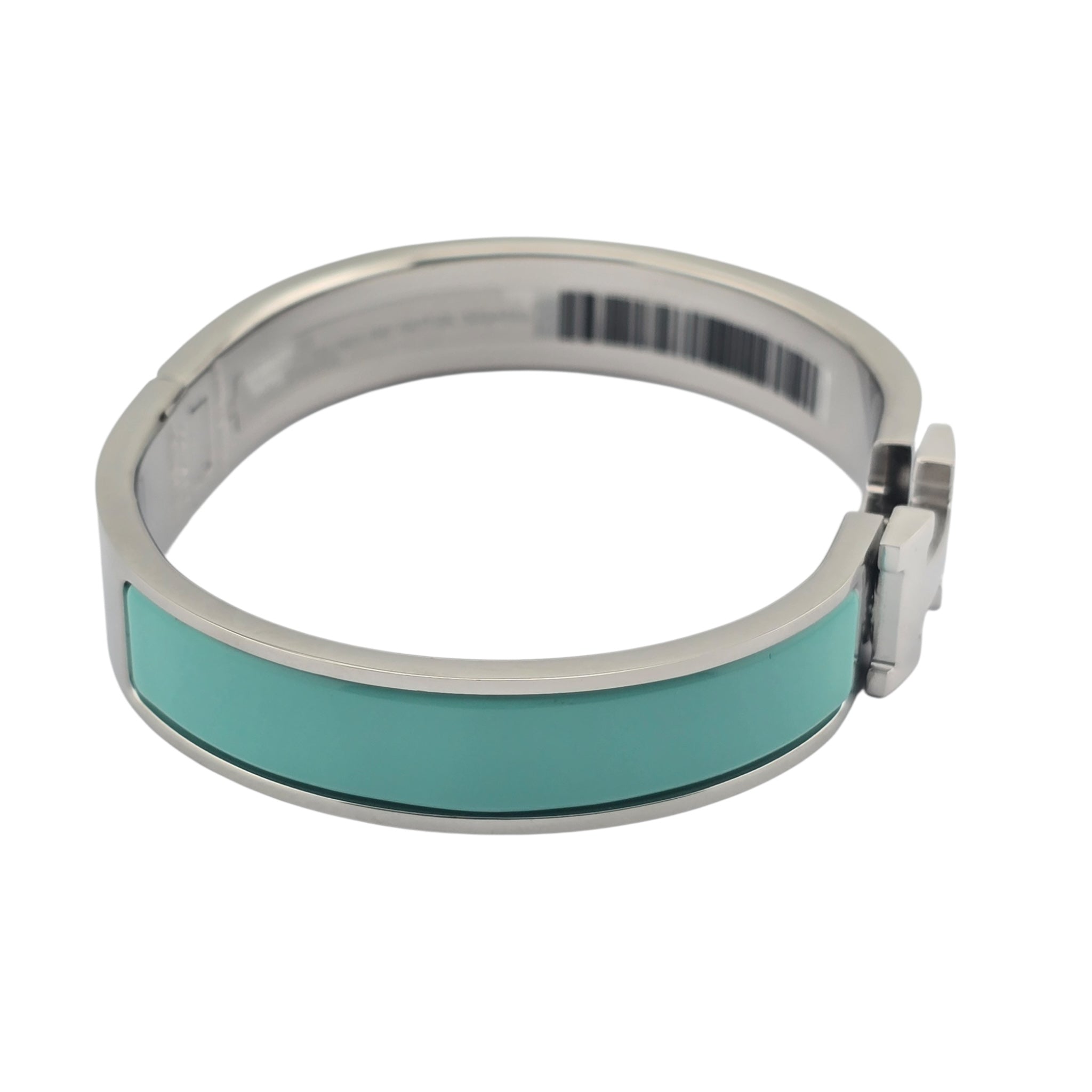 Hermes Clic H Bracelet Lagon Palladium GM