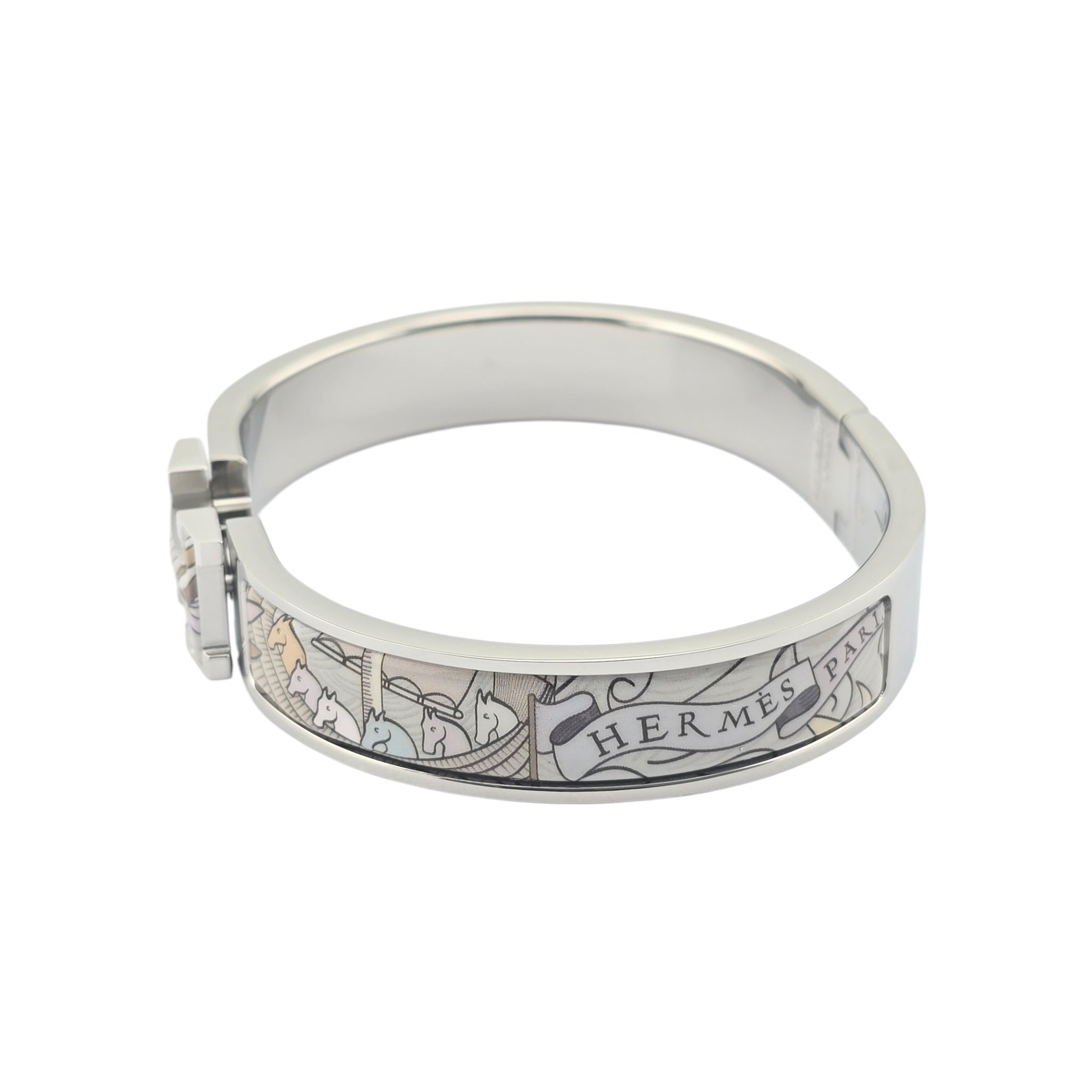 Hermes Clic H Bracelet Palladium GM
