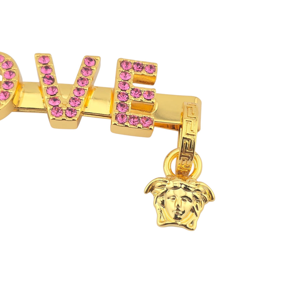 Versace Love Medusa Gold Hair Pin