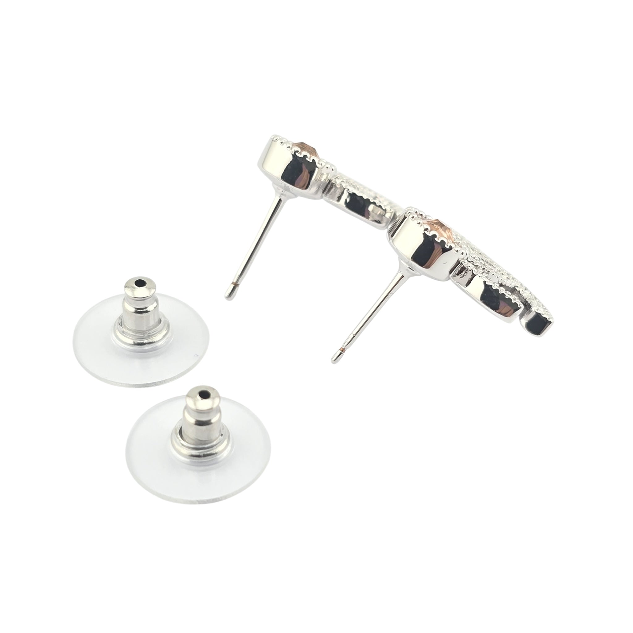 Chanel CC Crystal Stud Earrings 2025