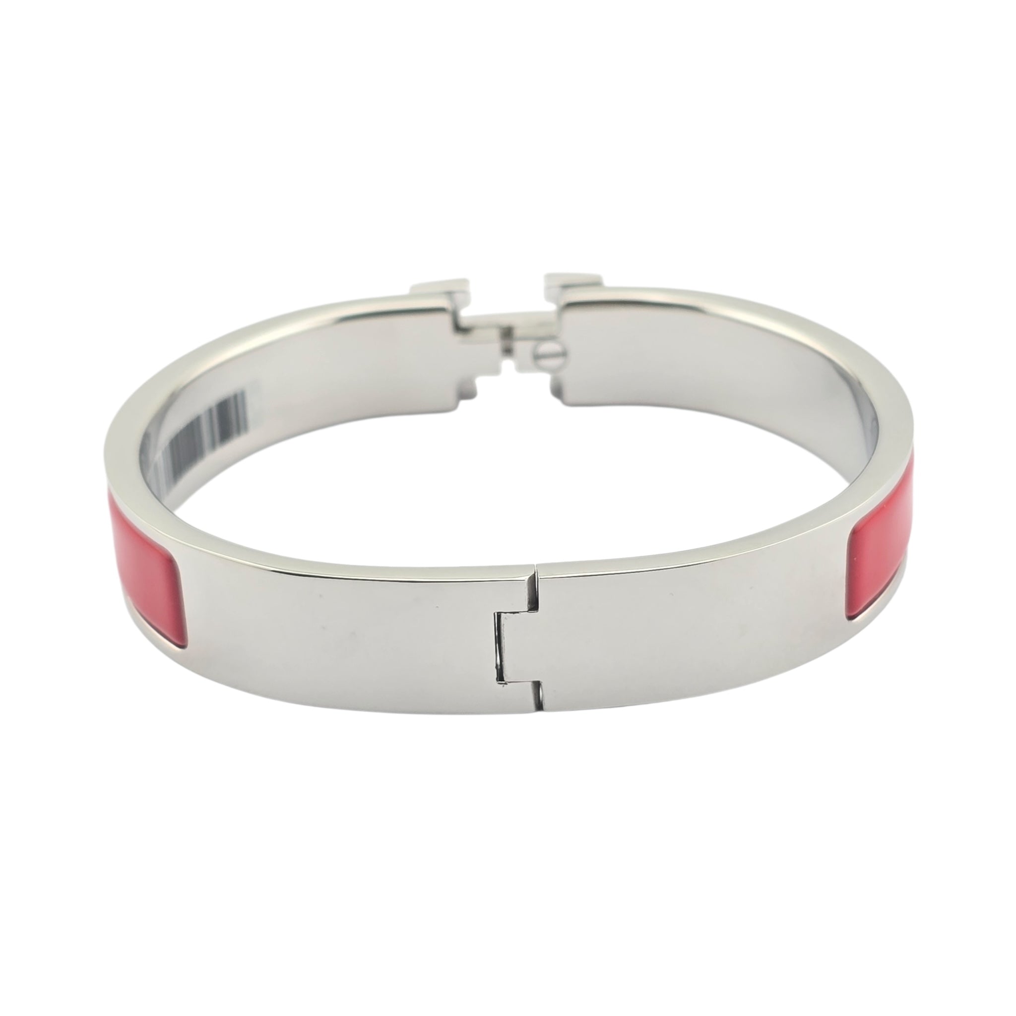 Hermes Clic H Bracelet Red Palladium GM