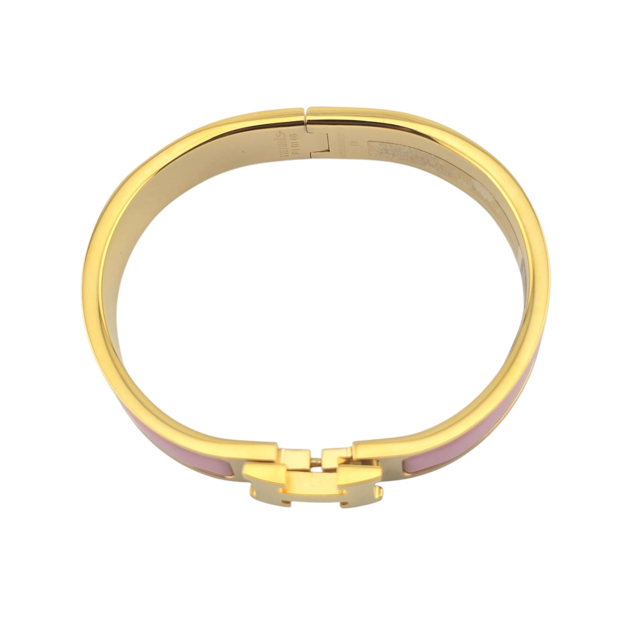 Hermes Clic H Bracelet Pink Gold GM