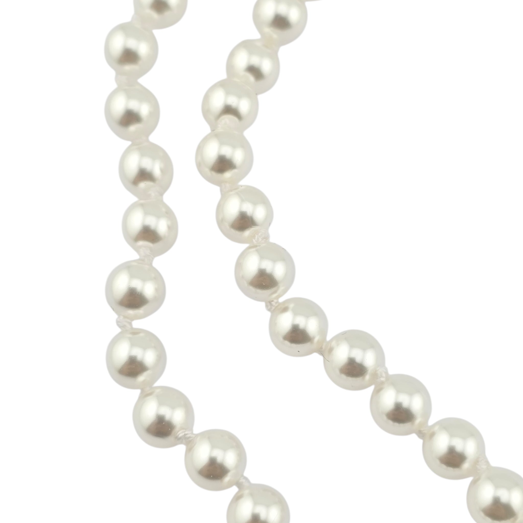 Chanel CC Double Row Faux Pearl Necklace 2025