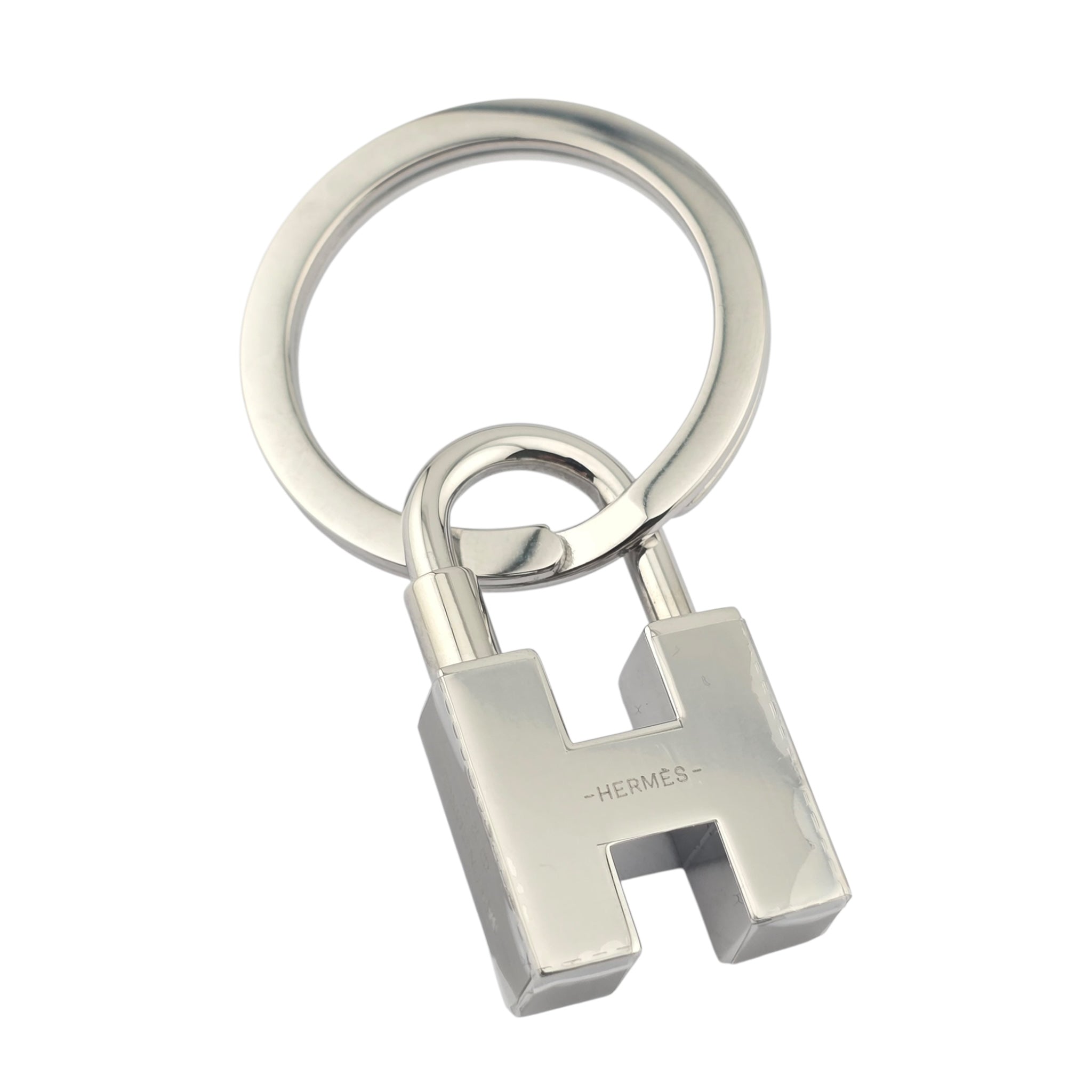 Hermes Cadenas Quizz Rainbow Blue Key Ring