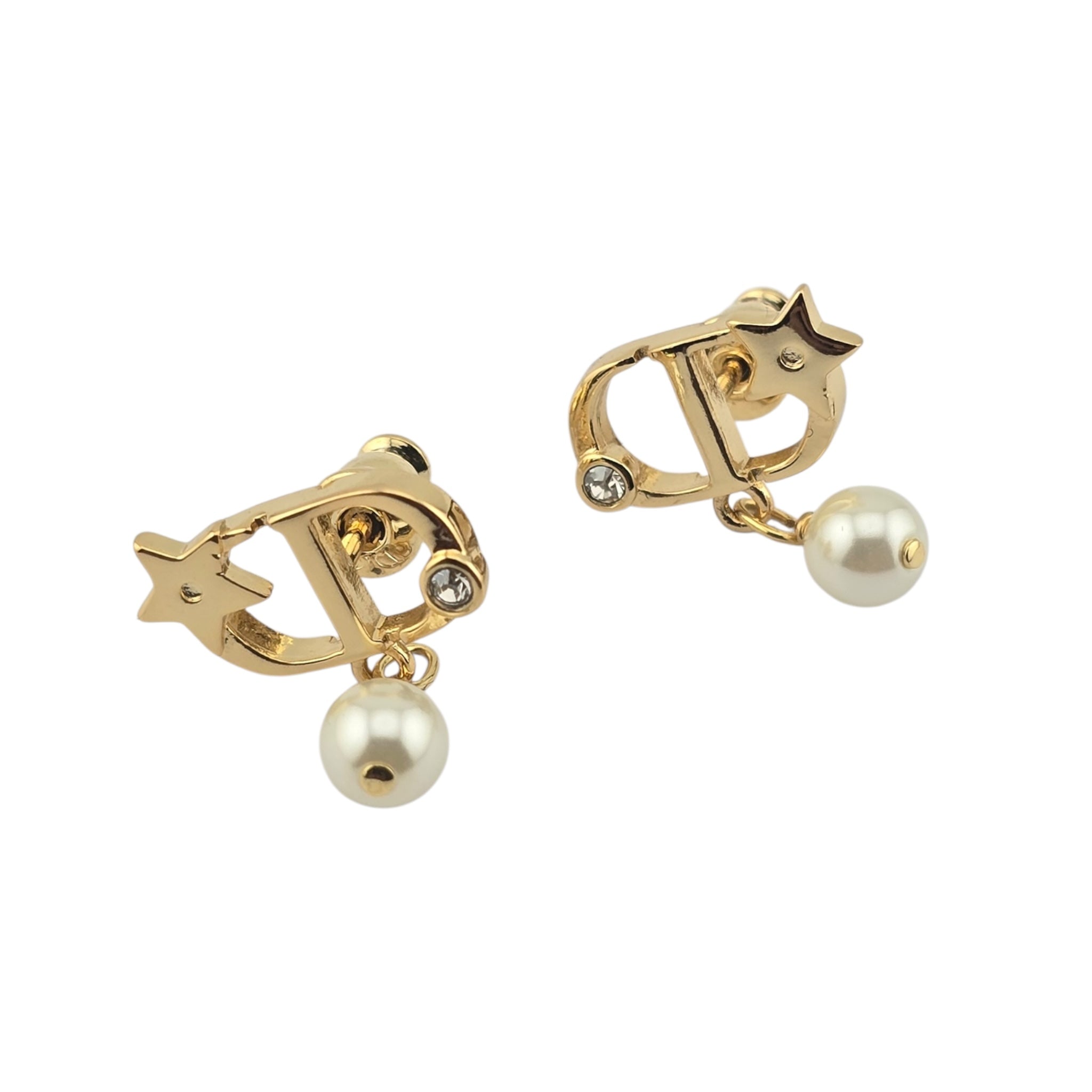 Christian Dior Petit CD Lucky Star Earrings