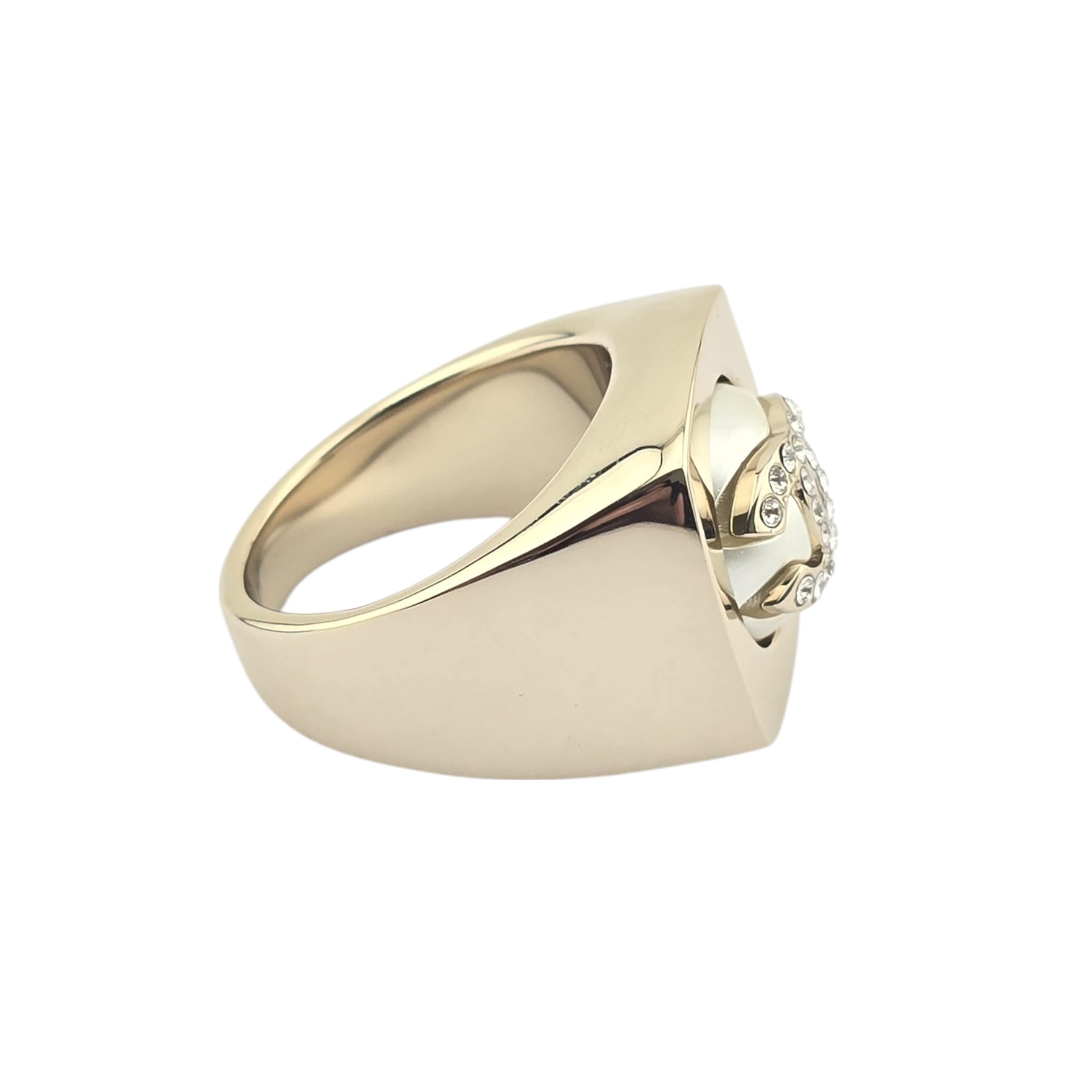 Chanel CC Gold Pearl Ring B23