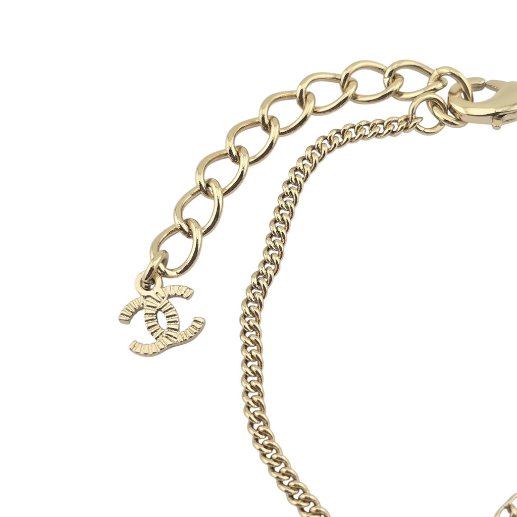 Chanel CC Round Pendant Bracelet 2025 CHANEL