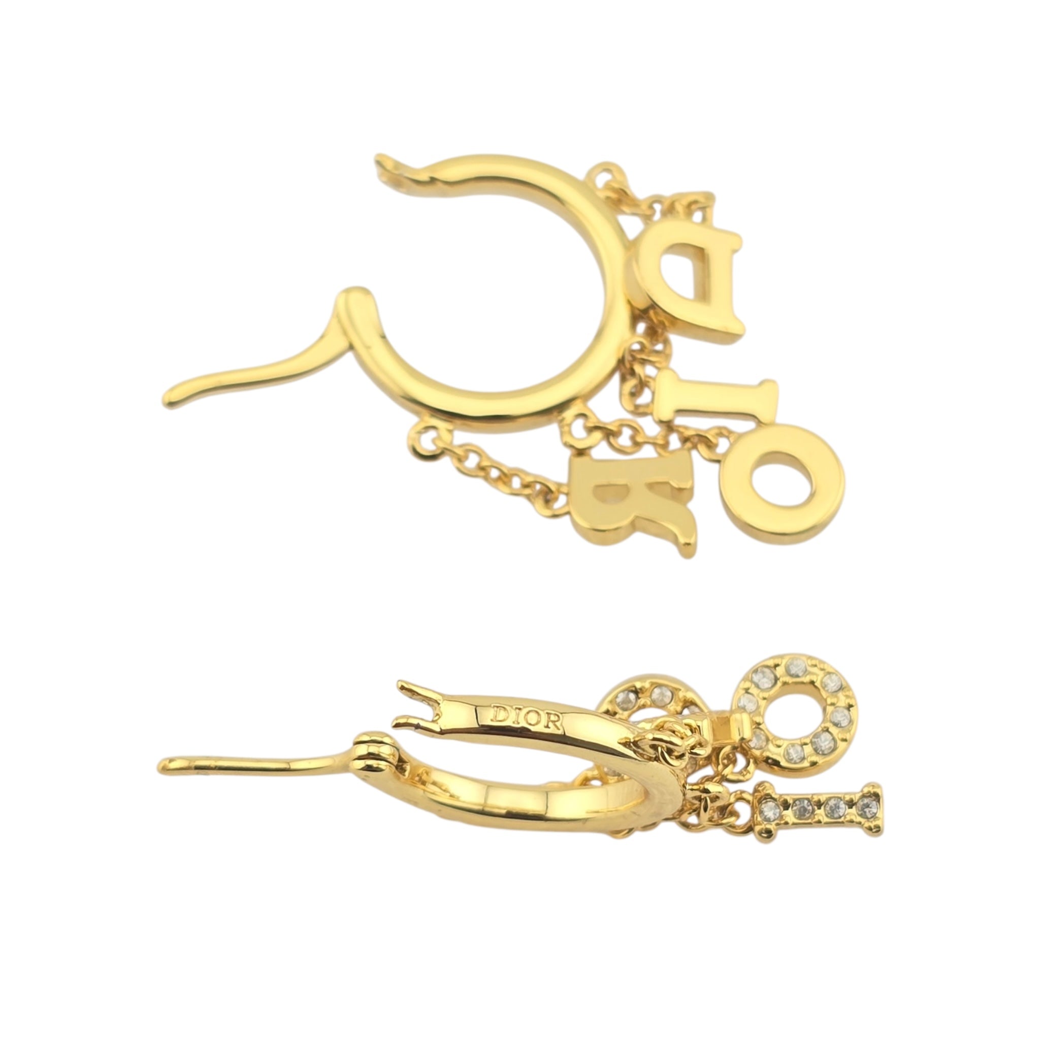 Christian Dior Dio(r)Evolution Gold Hoop Earrings DIOR