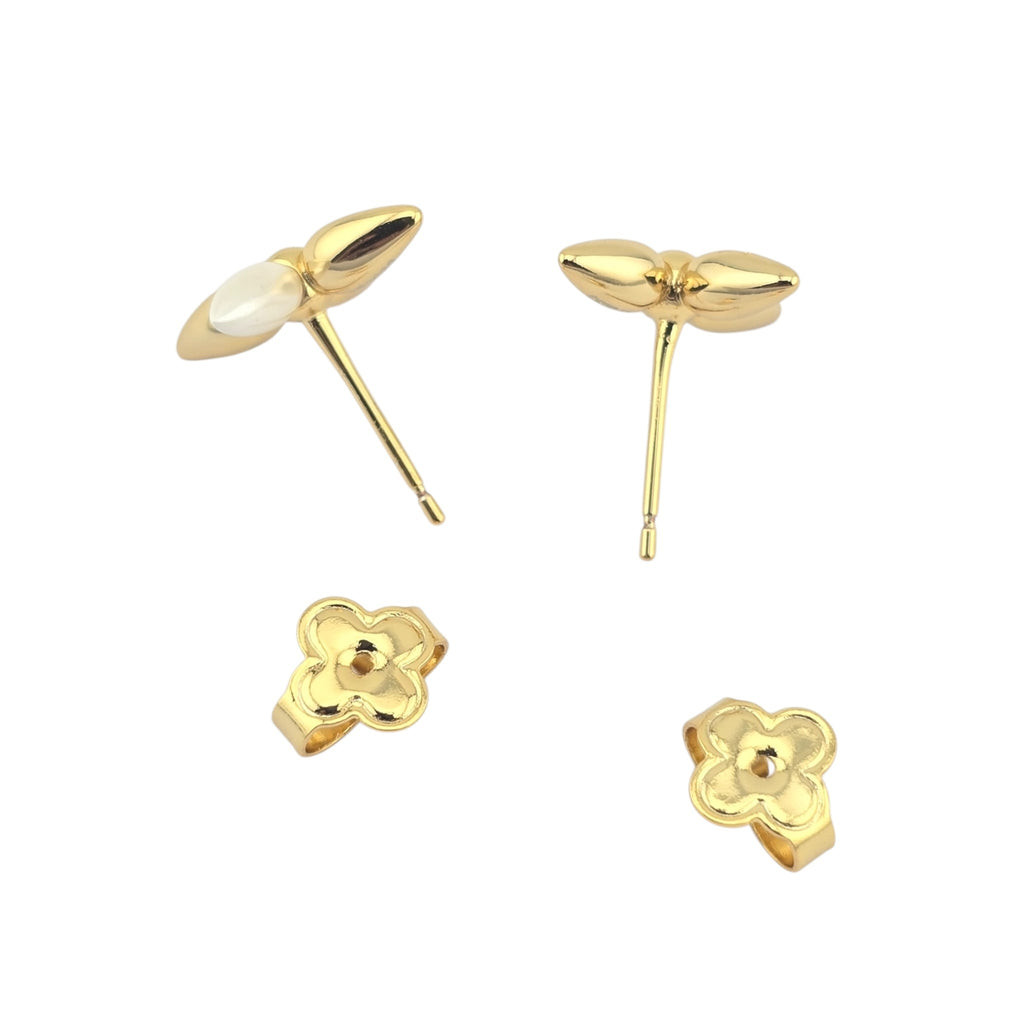 Louis Vuitton LV Louisette Gold Earrings LOUIS VUITTON