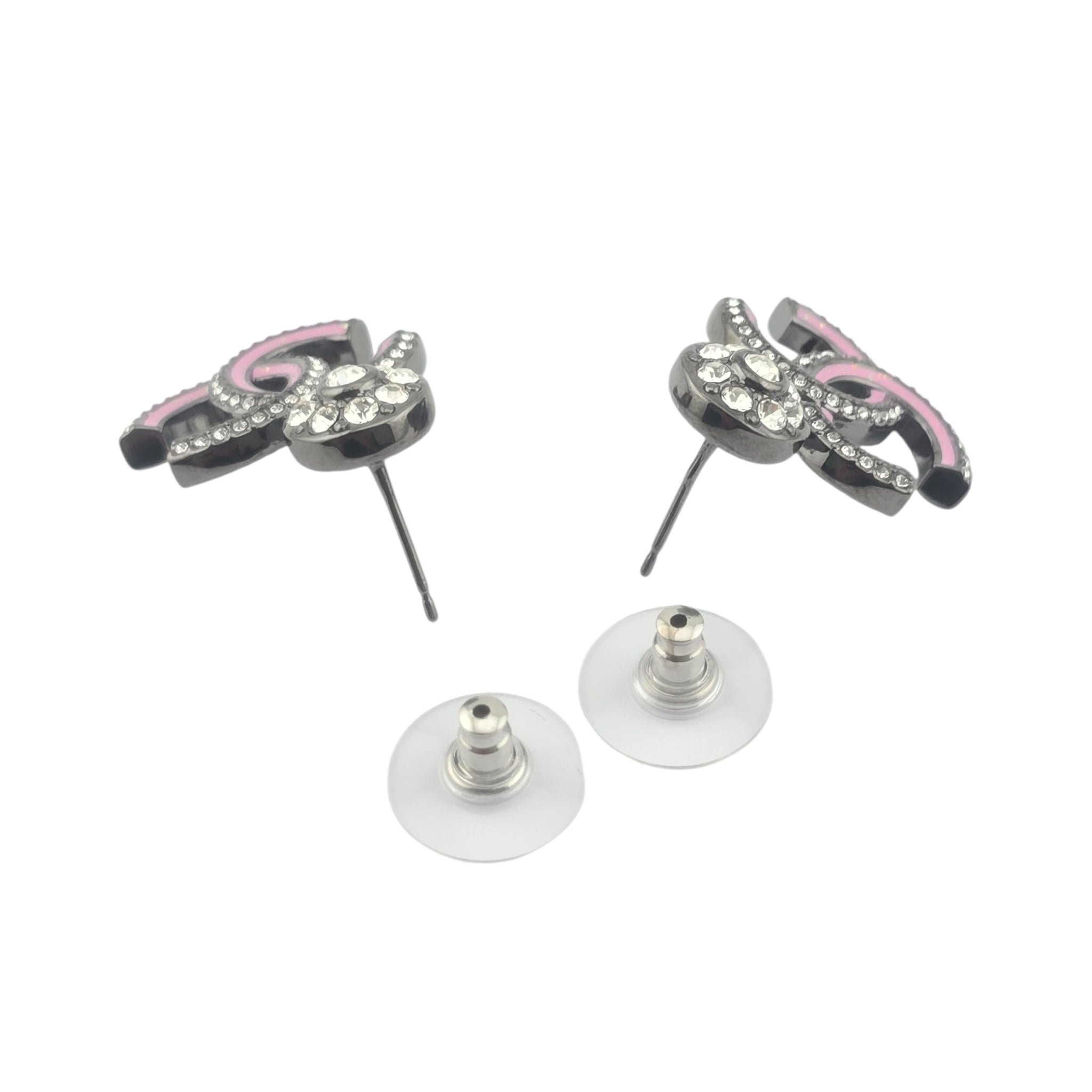 Chanel CC Ruthenium Pink Earrings 2025 CHANEL