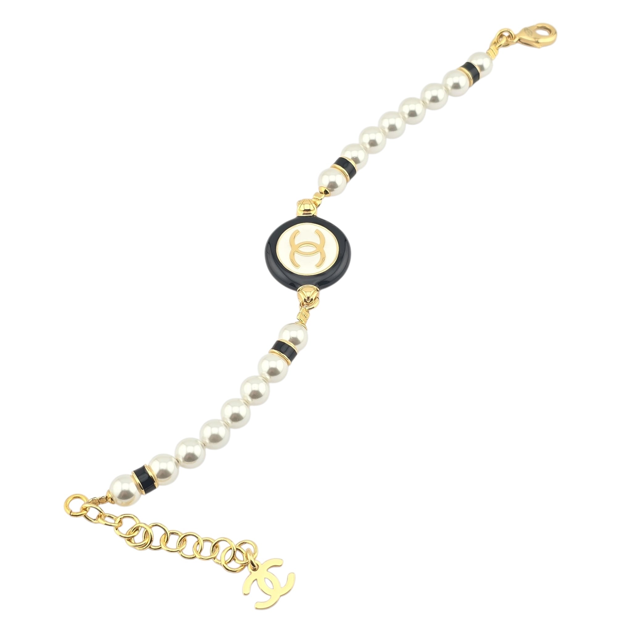Chanel CC Faux Pearl Bracelet 2024 CHANEL