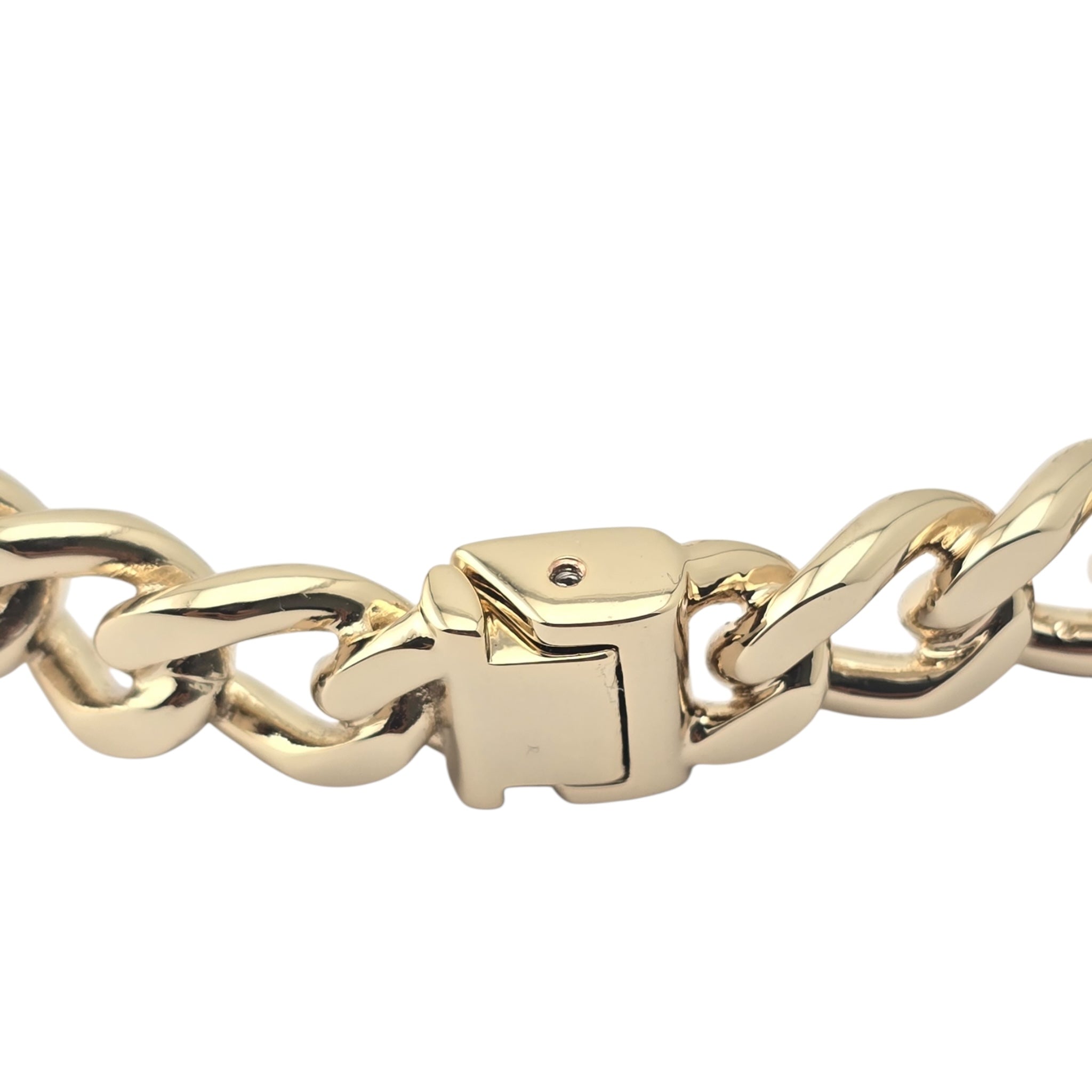 Chanel CC Metal Chain Link Choker Gold Necklace L 2022 CHANEL