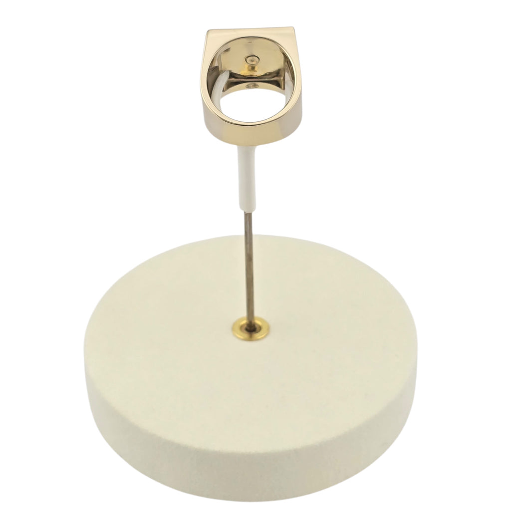 Chanel CC Gold Square Ring 2023 CHANEL