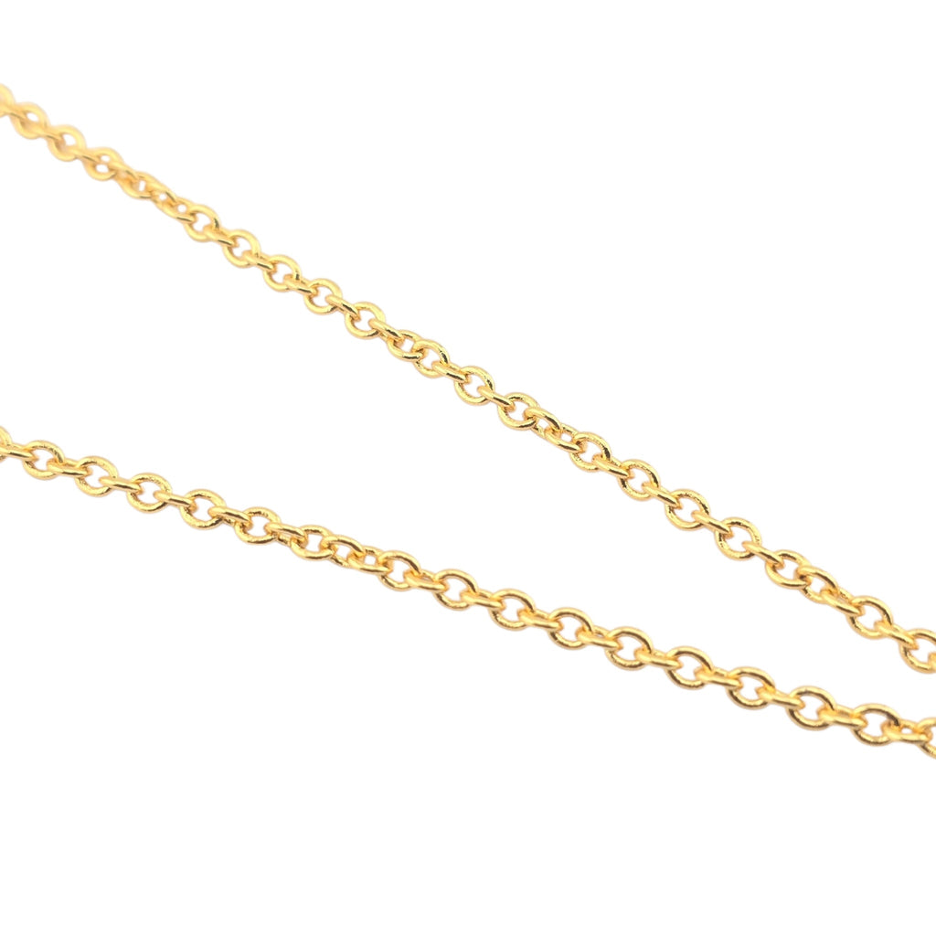 Chanel CC Gold Pencil Pendant Necklace 2025 CHANEL
