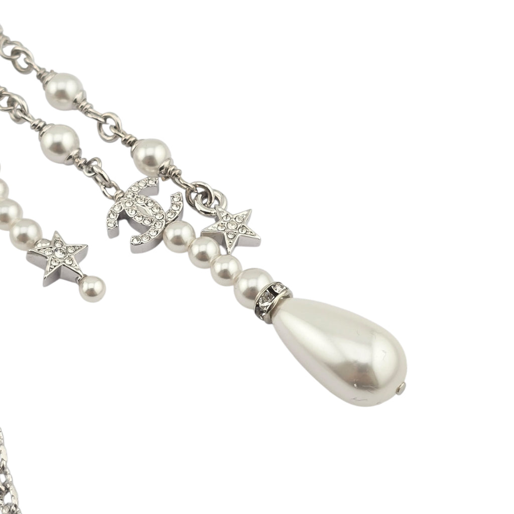 Chanel CC Silver Bird Long Belt / Necklace SS25 CHANEL