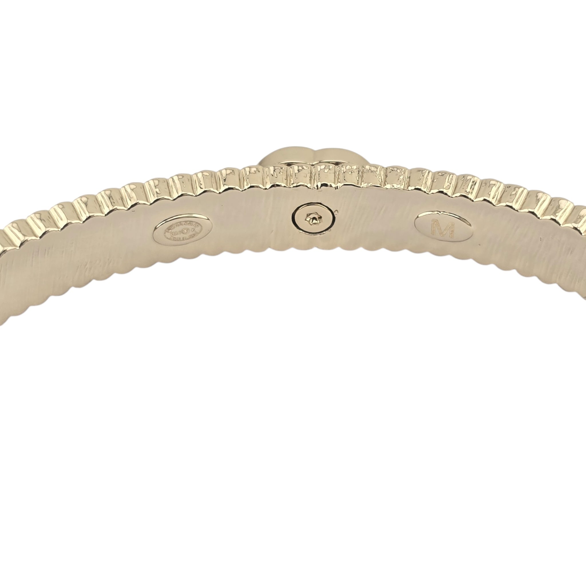 Chanel CC Crystal Gold Cuff Bracelet 2024 CHANEL