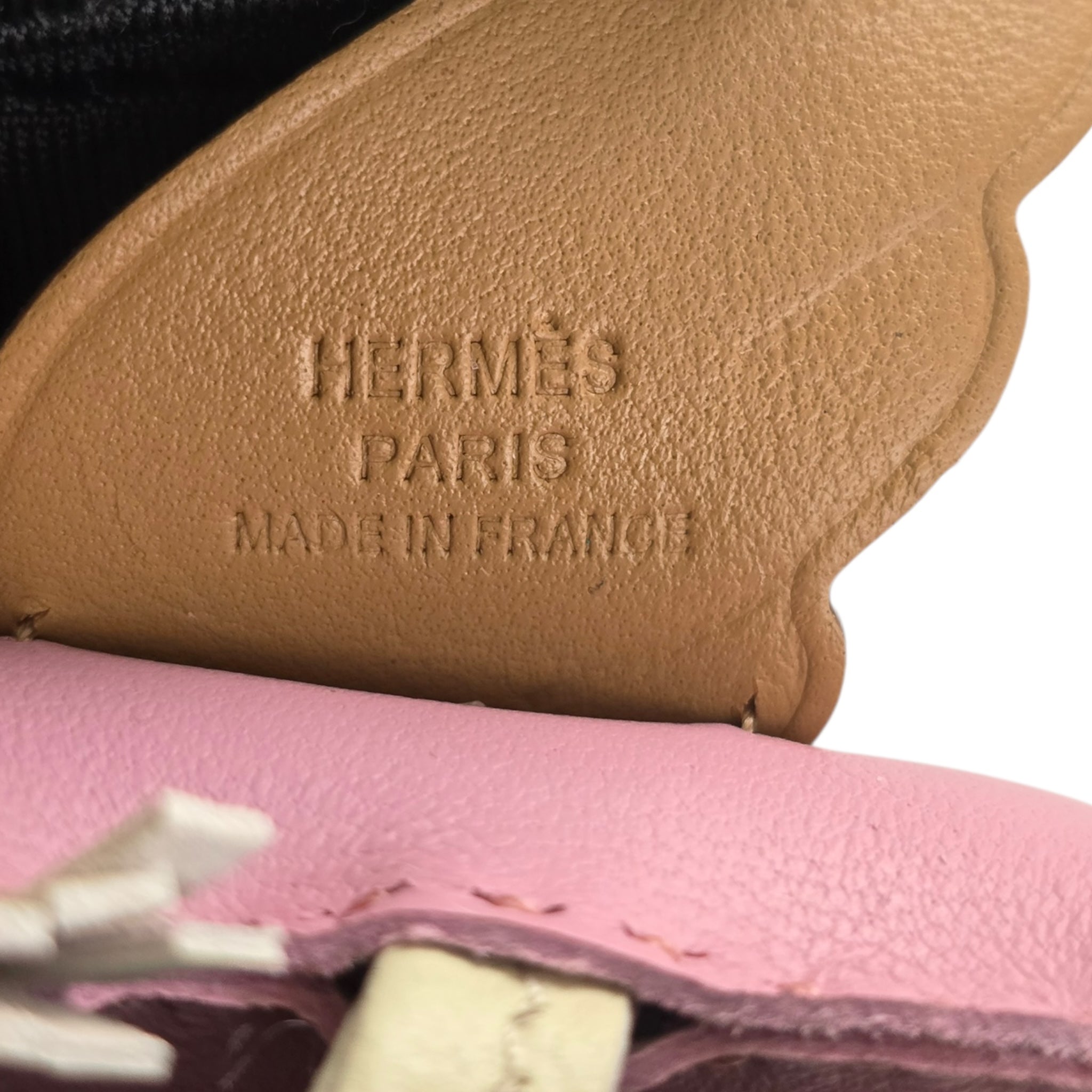 Hermes Rodeo Pegase PM Bag Charm Mauve Sylvestre/Craie/Chai HERMES