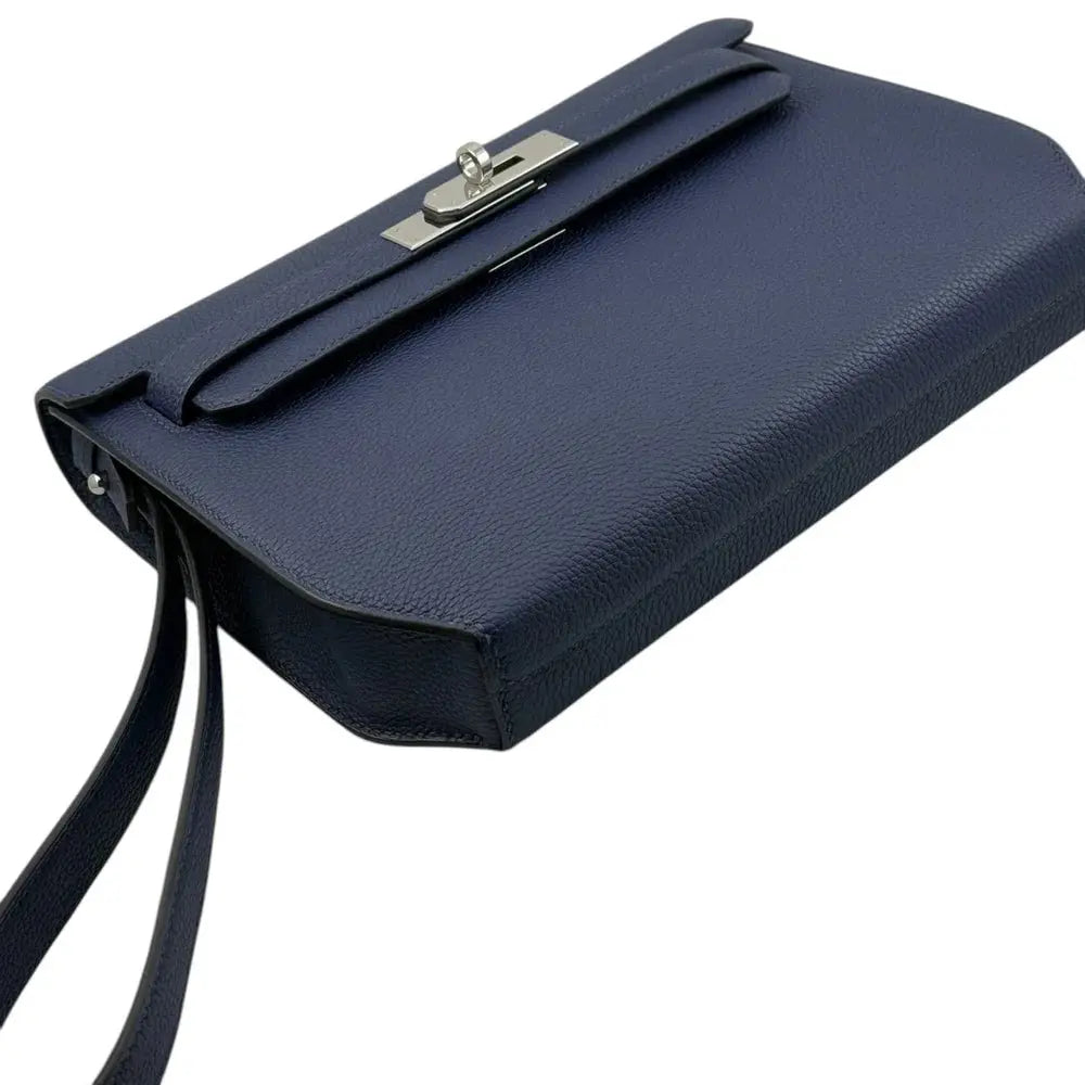Hermès Kelly Depeches 25 Bleu Saphir Togo PHW HERMES